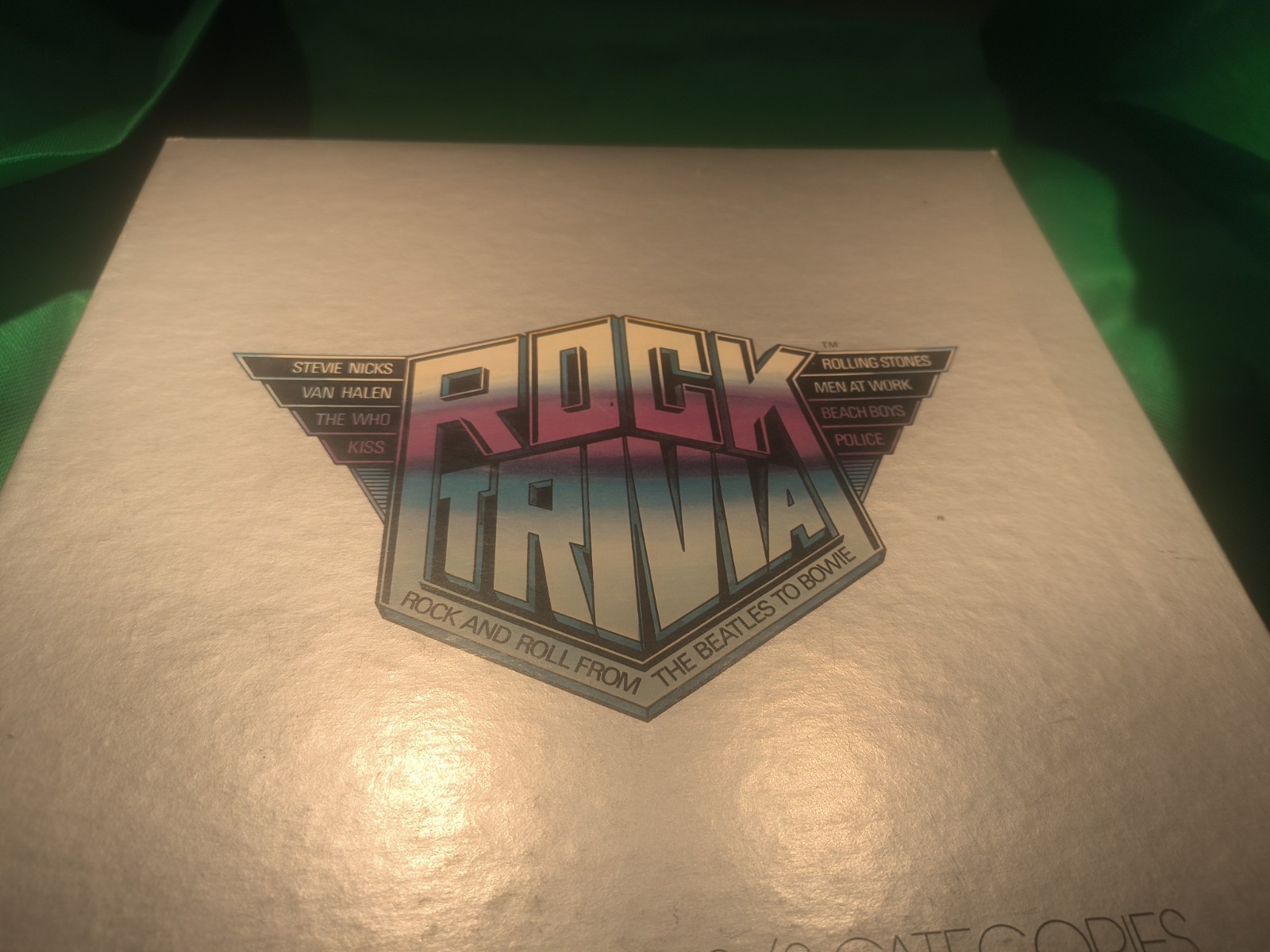 Vtg Rock Trivia Board Game Pressman 1984 Rock And Roll From The Beatles COMPLETE