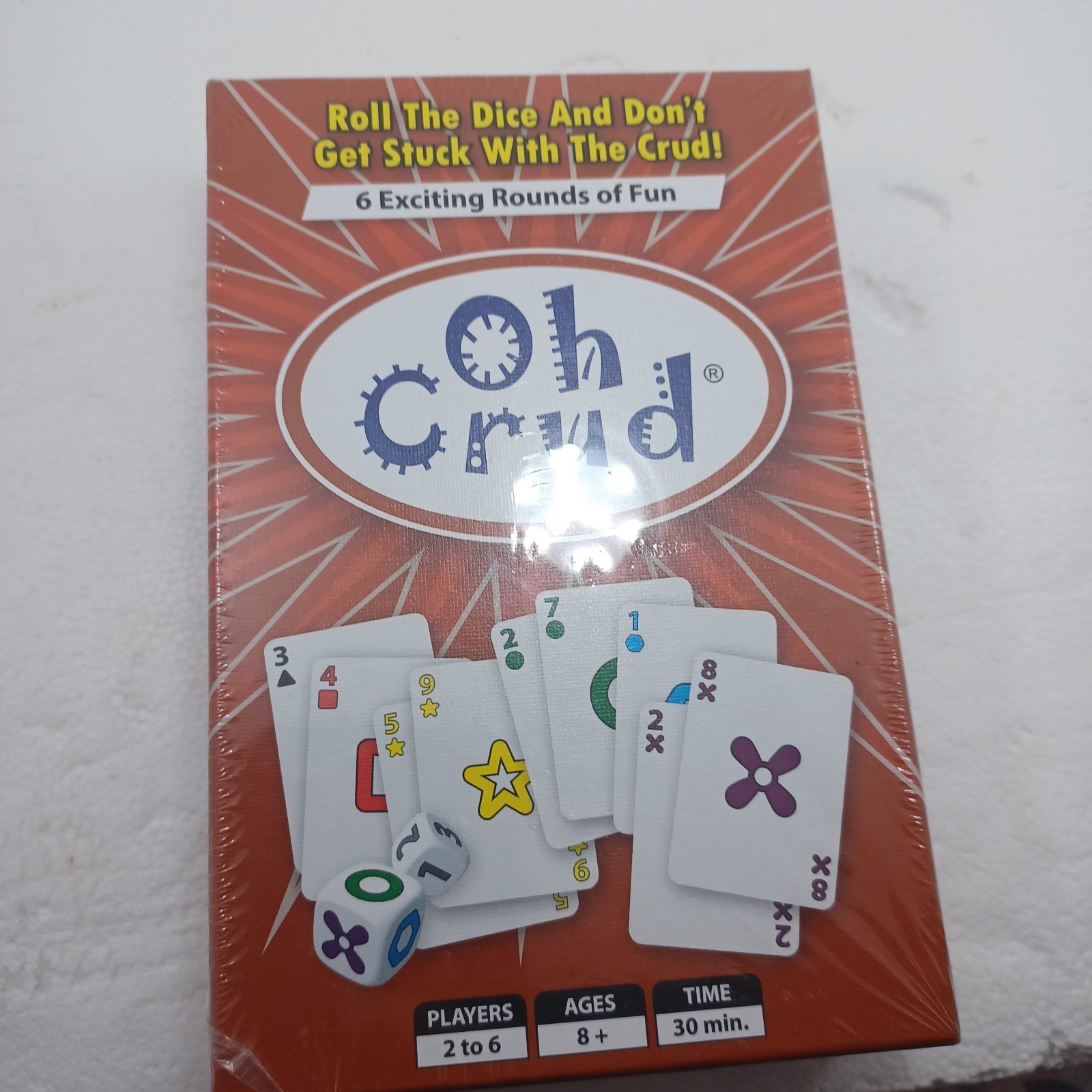 New Oh Crud Card & Dice Game for 2 to 6 Players Strategy Card Game Fun