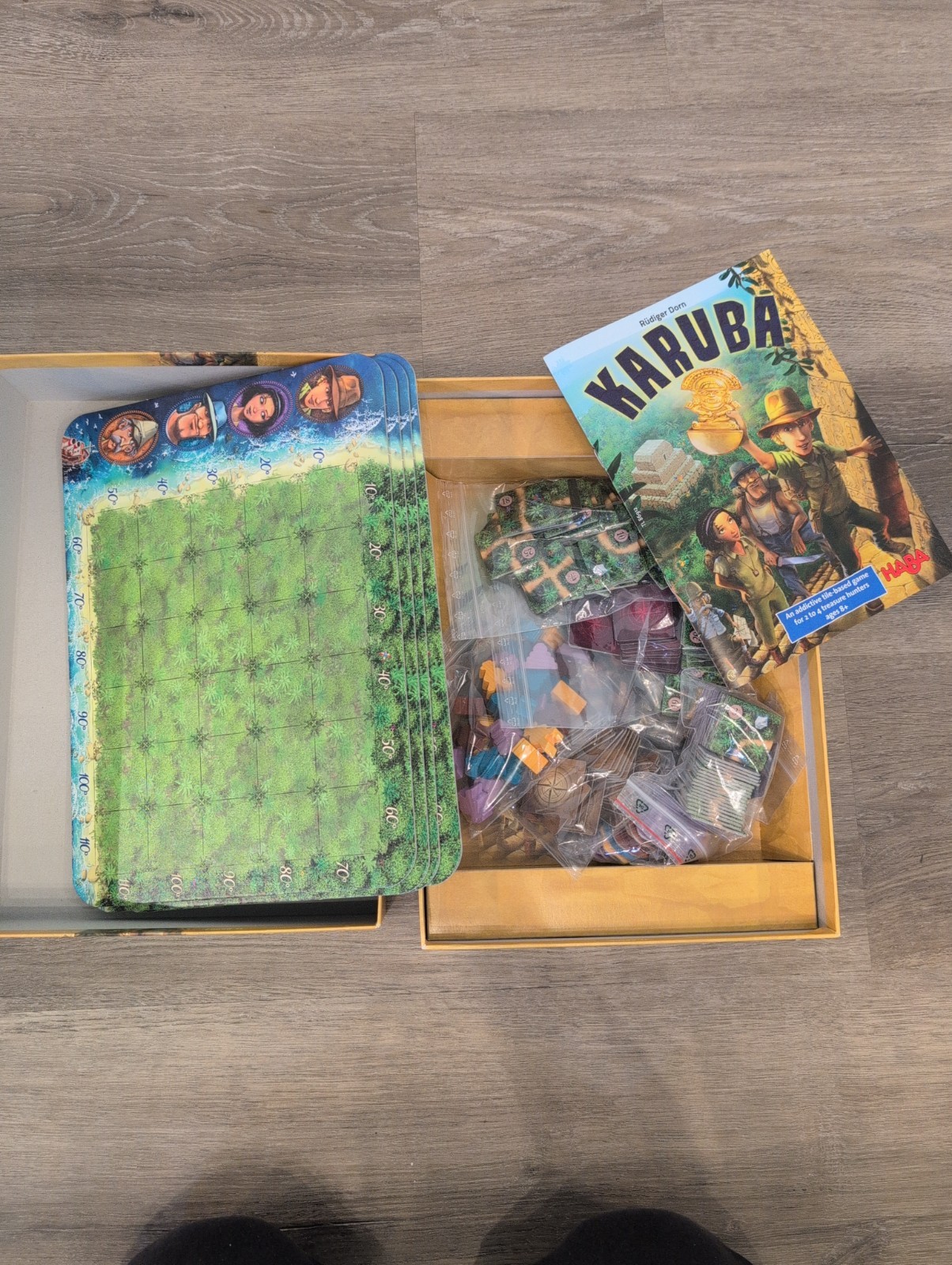 Karuba Board Game 2016 Award Winning Haba Game Ages 8+ 100% Complete In Box