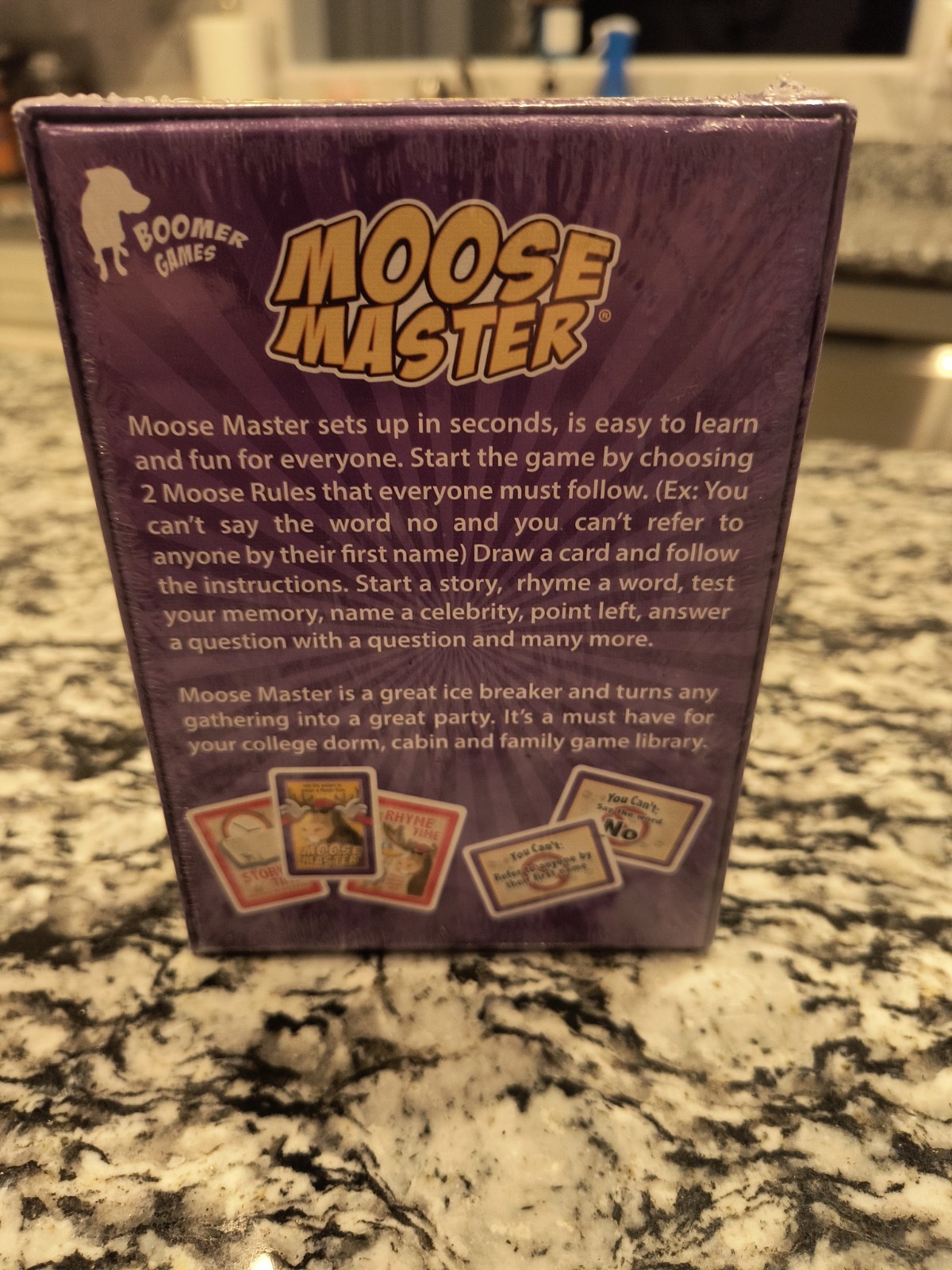 Moose Master Card Game – Crazy Party Game for All Ages! by Boomer Games – New