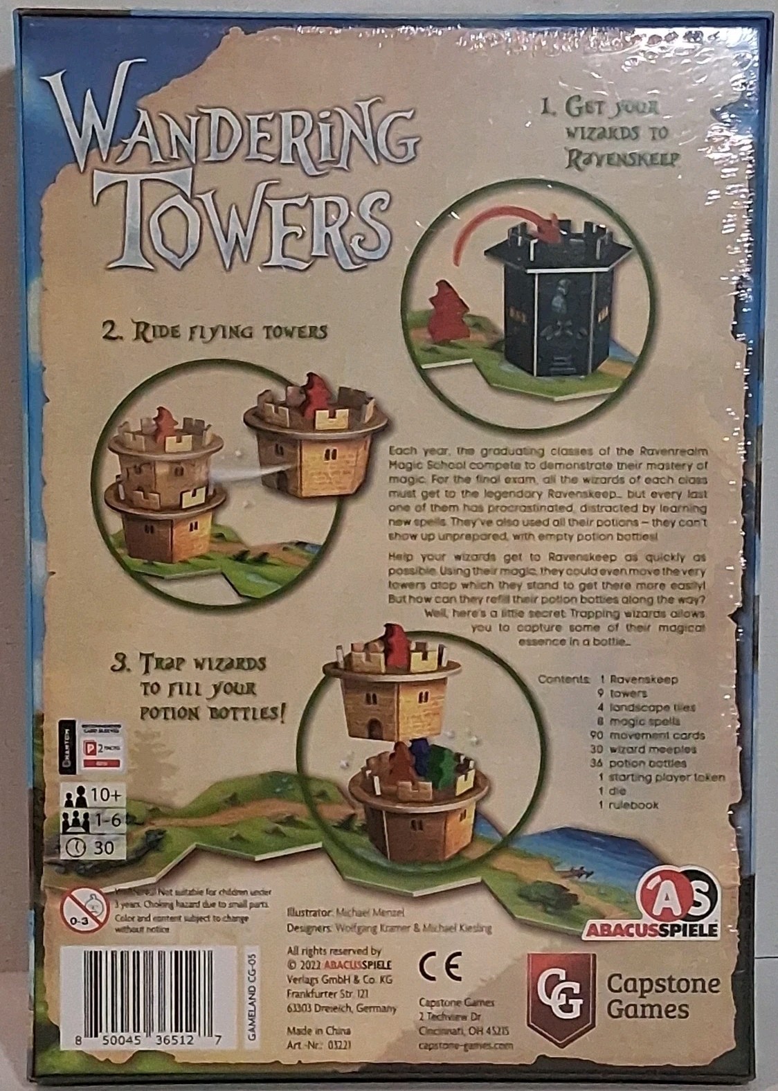 Capstone Games: Wandering Towers New Sealed