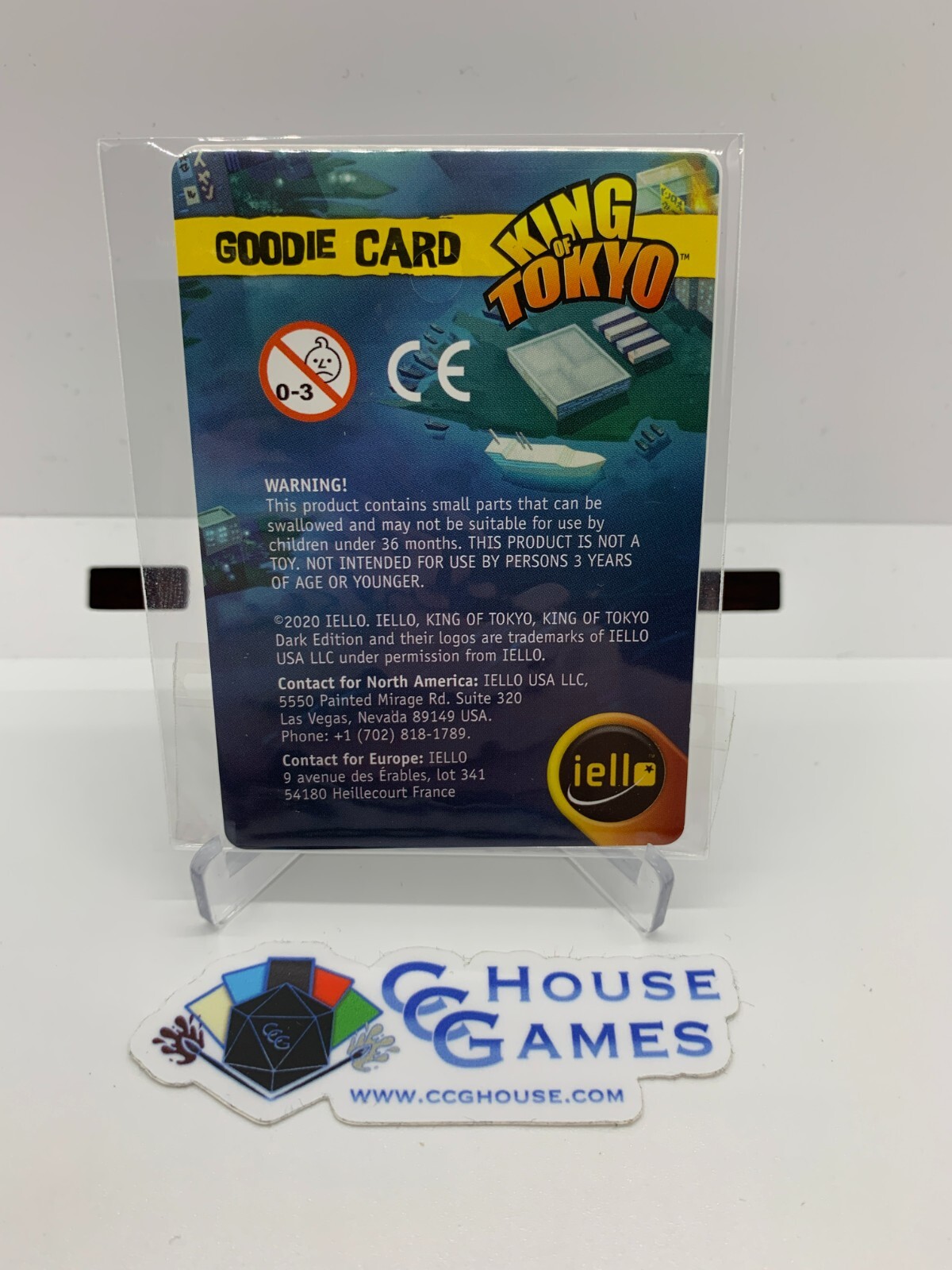 Iello King of Tokyo/King of New York Promo Goodie Card Super Jump! *CCGHouse*