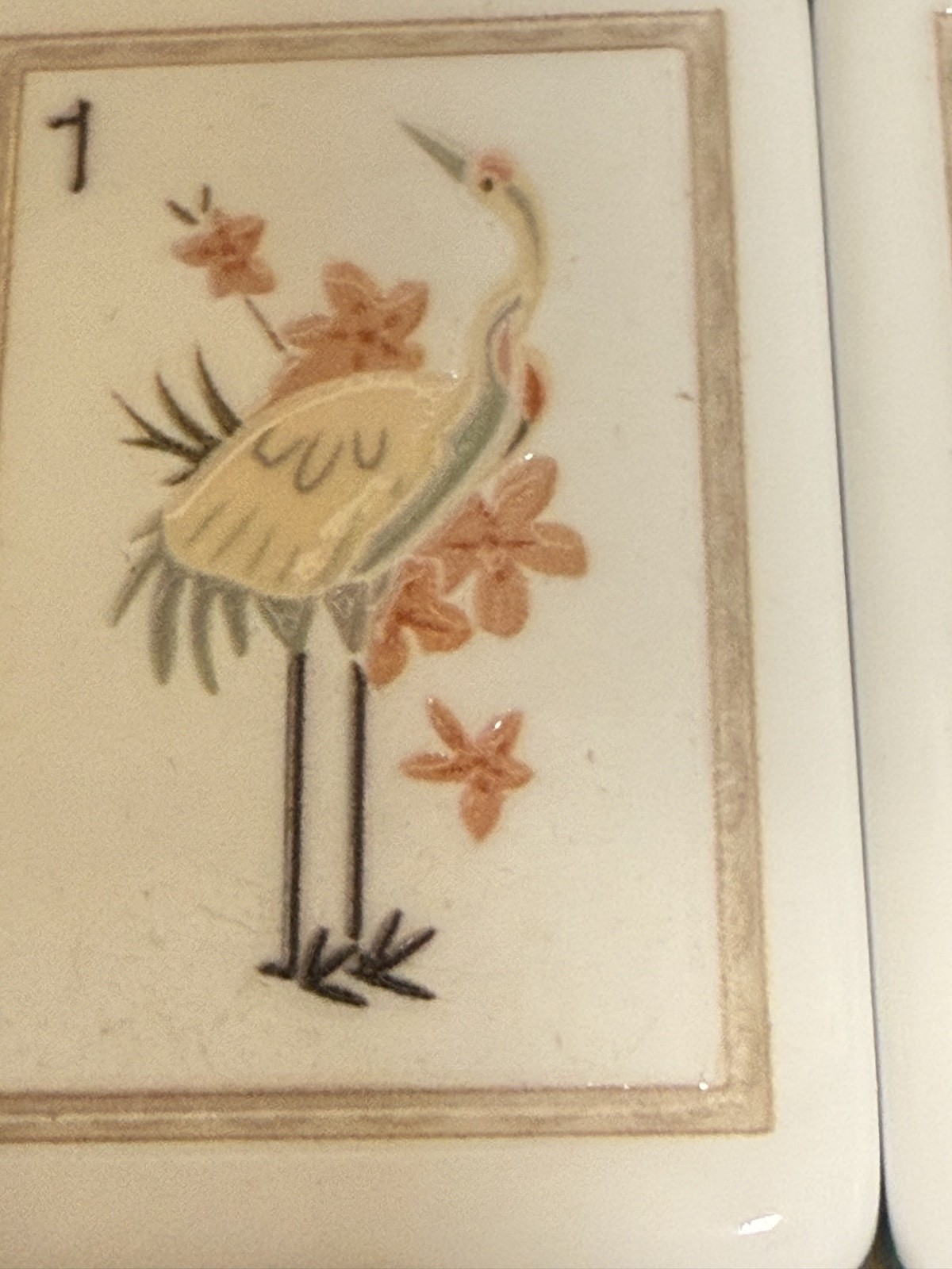 Lotus mahjong tiles