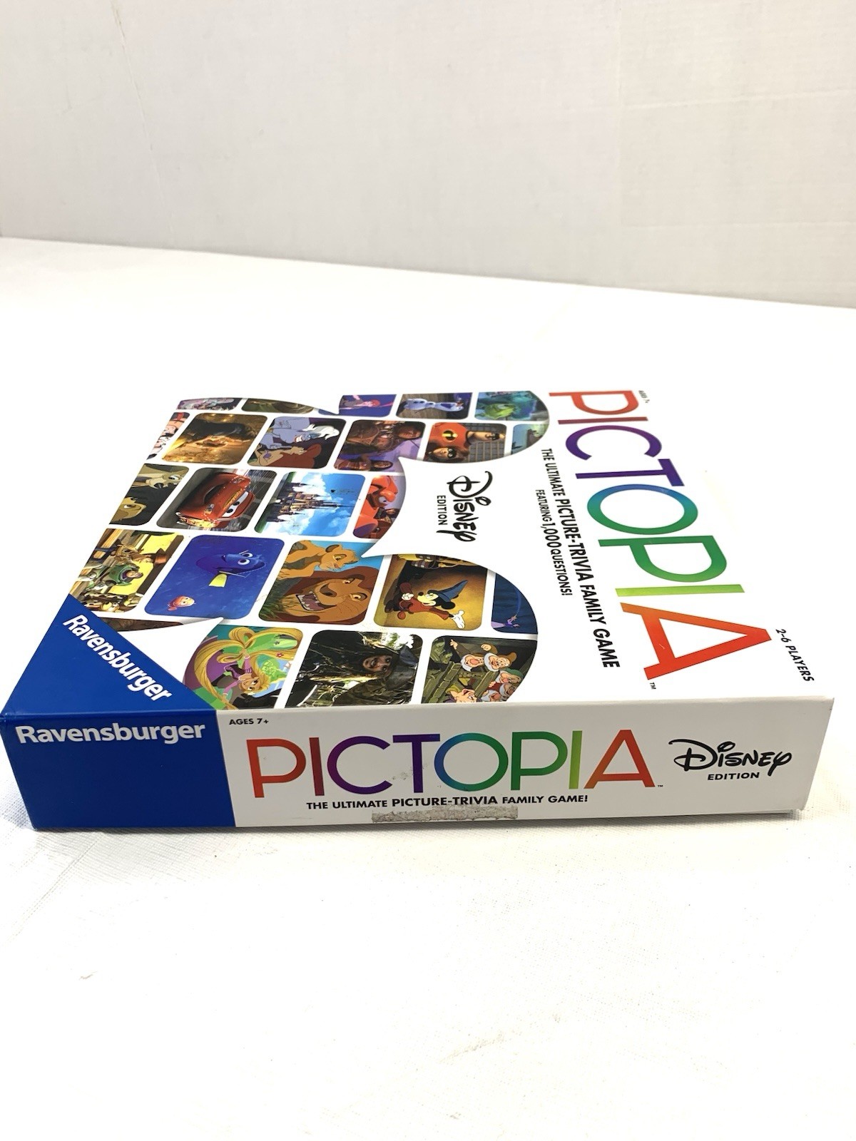 Pictopia: Disney Edition Trivia Board Game Family 1000+ Questions COMPLETE