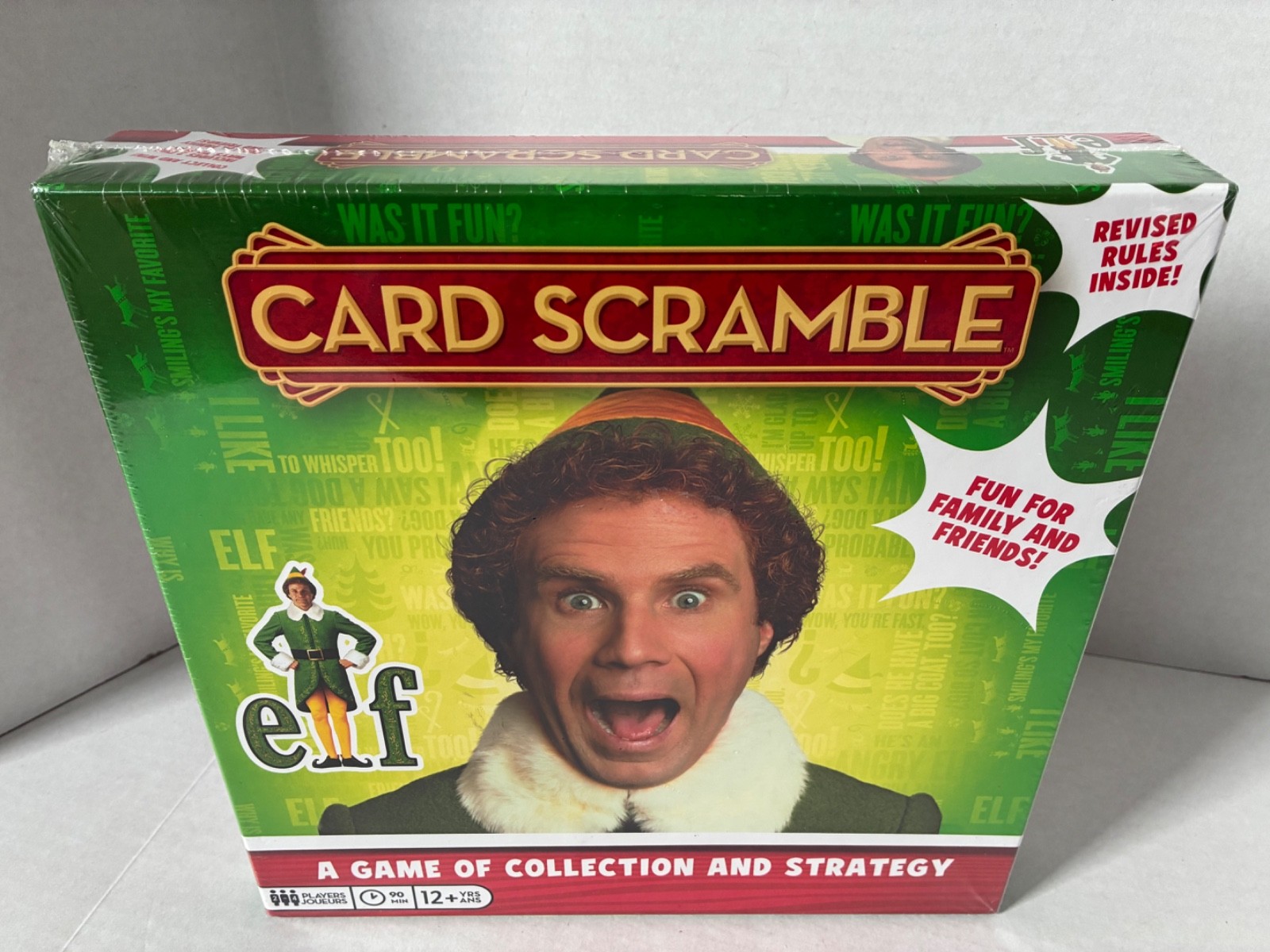 Elf Card Scramble Strategy Game 12+ Years Christmas Activity