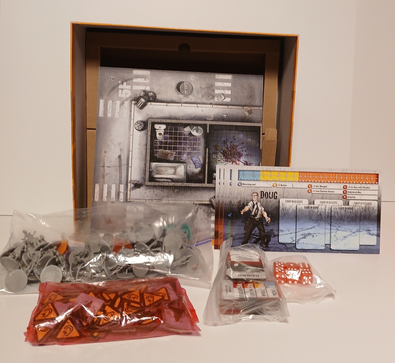 Zombicide Base Set Board Game Season 1 Guillotine, Complete- Good Condition