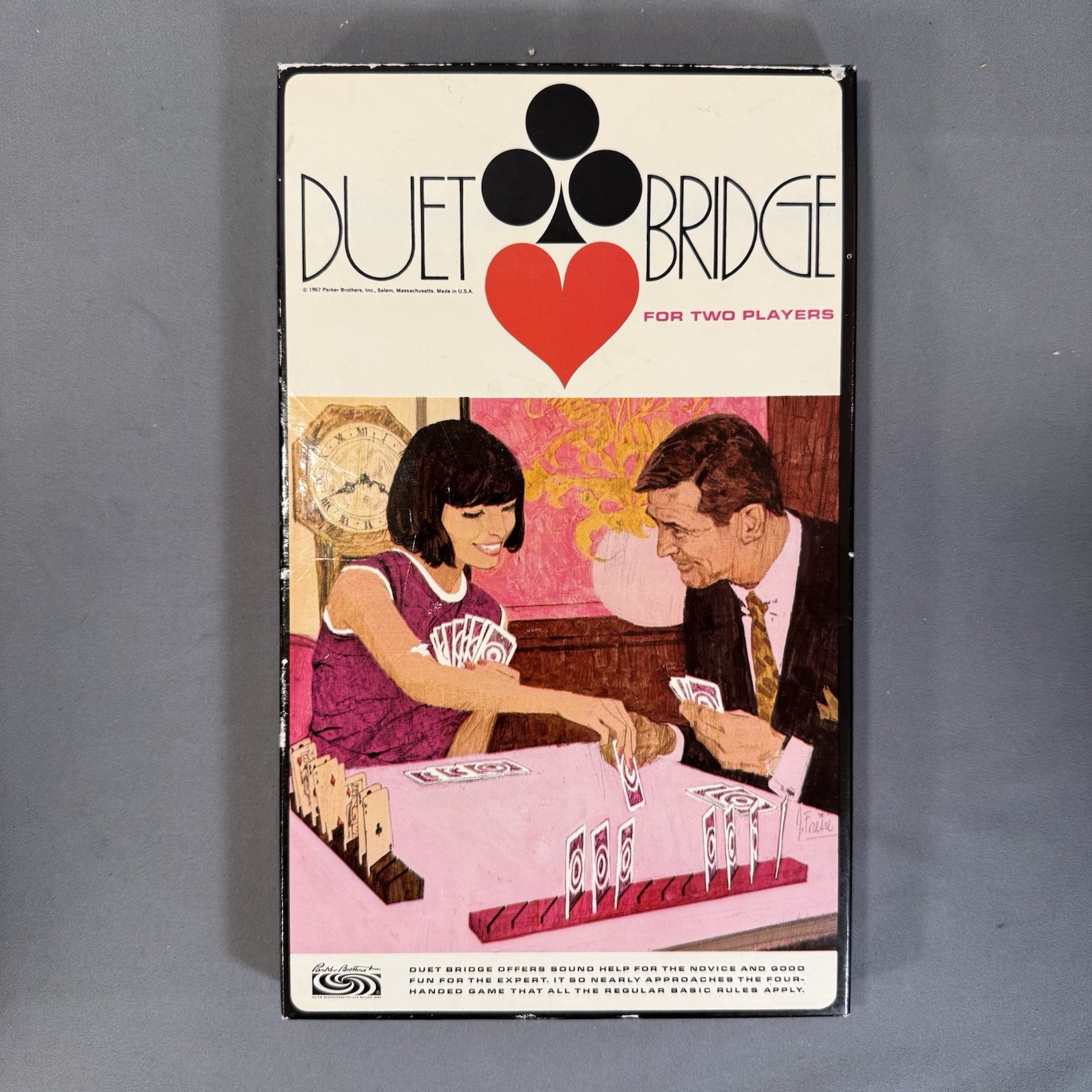 Vintage 1967 Parker Brothers Duet Bridge New Still Factory Sealed Excellent Cond