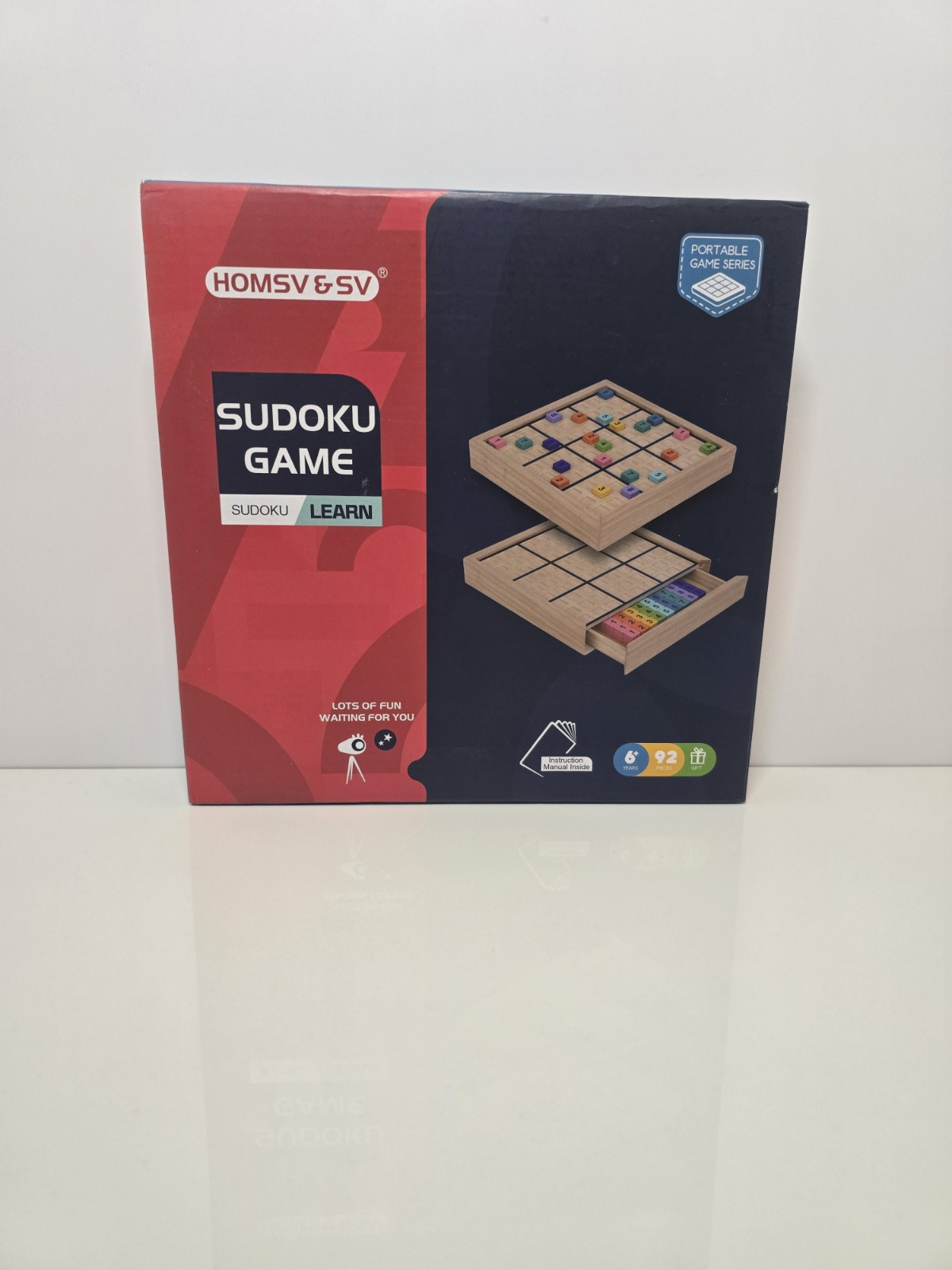 Learn Sodoku Colorful Wooden Game Board
