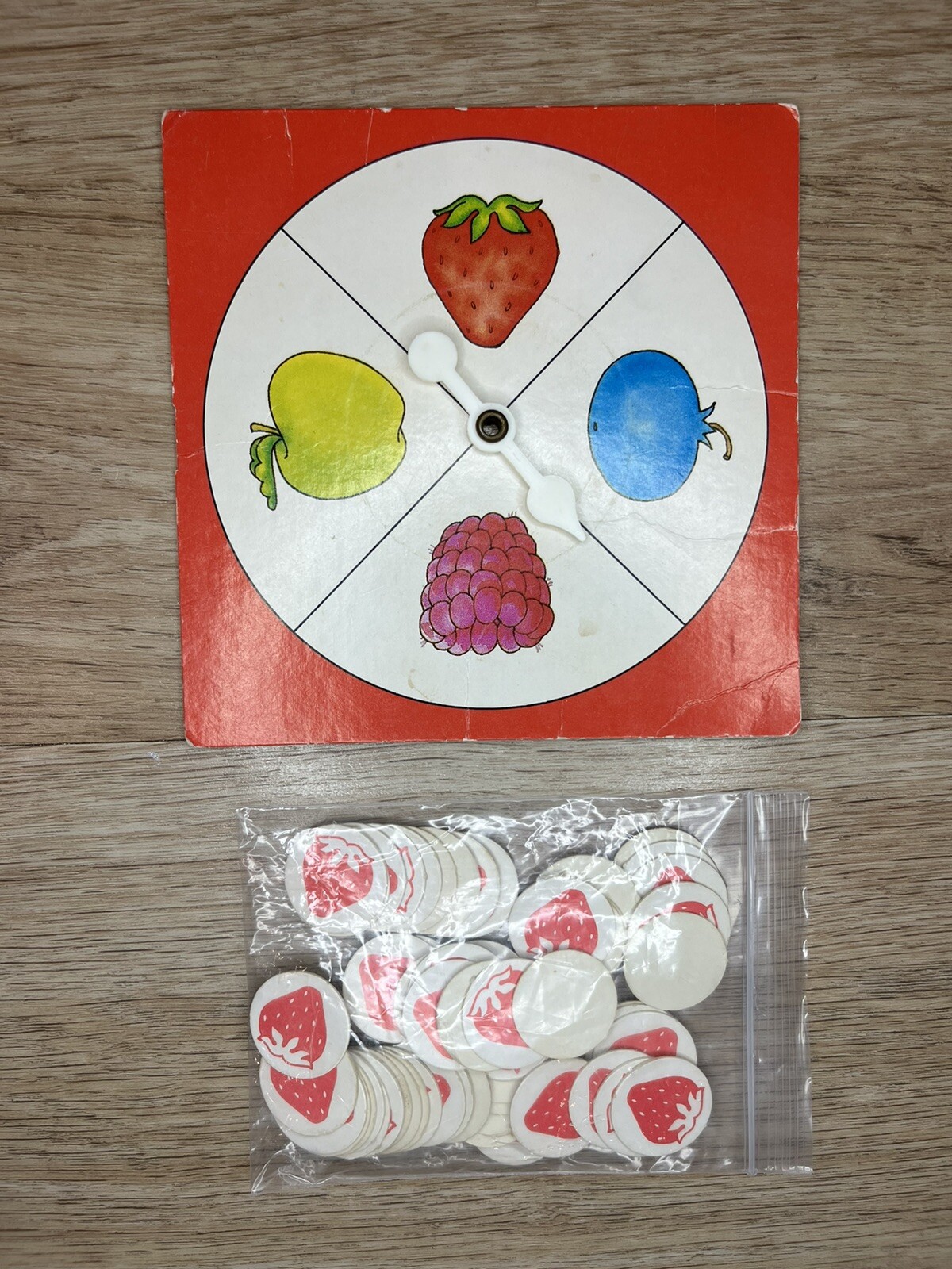 Vintage 1981 Stawberry Shortcake Game Basket Four “Berry” Fun Games Parker Bros