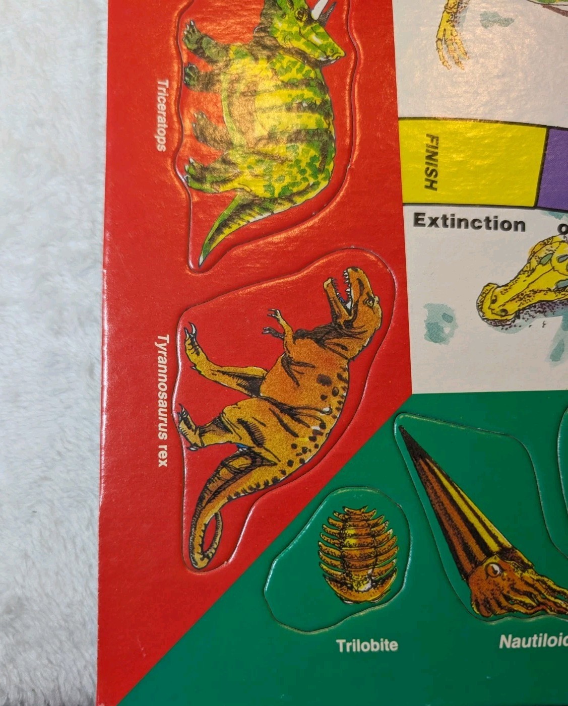 Vintage Dinosaurs and Things Puzzle Board Game 1986 Aristoplay – COMPLETE Rare
