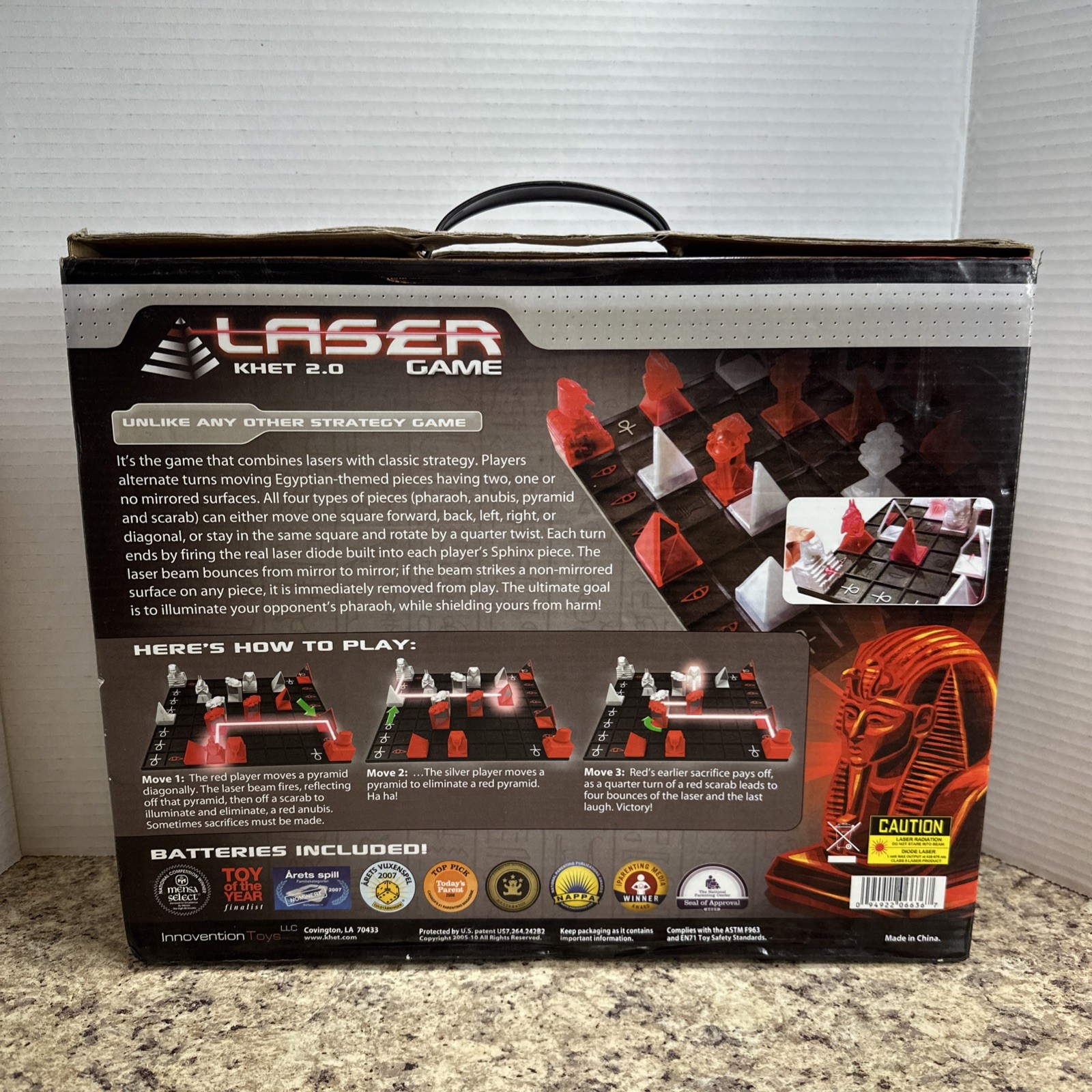 Laser Game Khet 2.0 Board Game Mensa Select Winner
