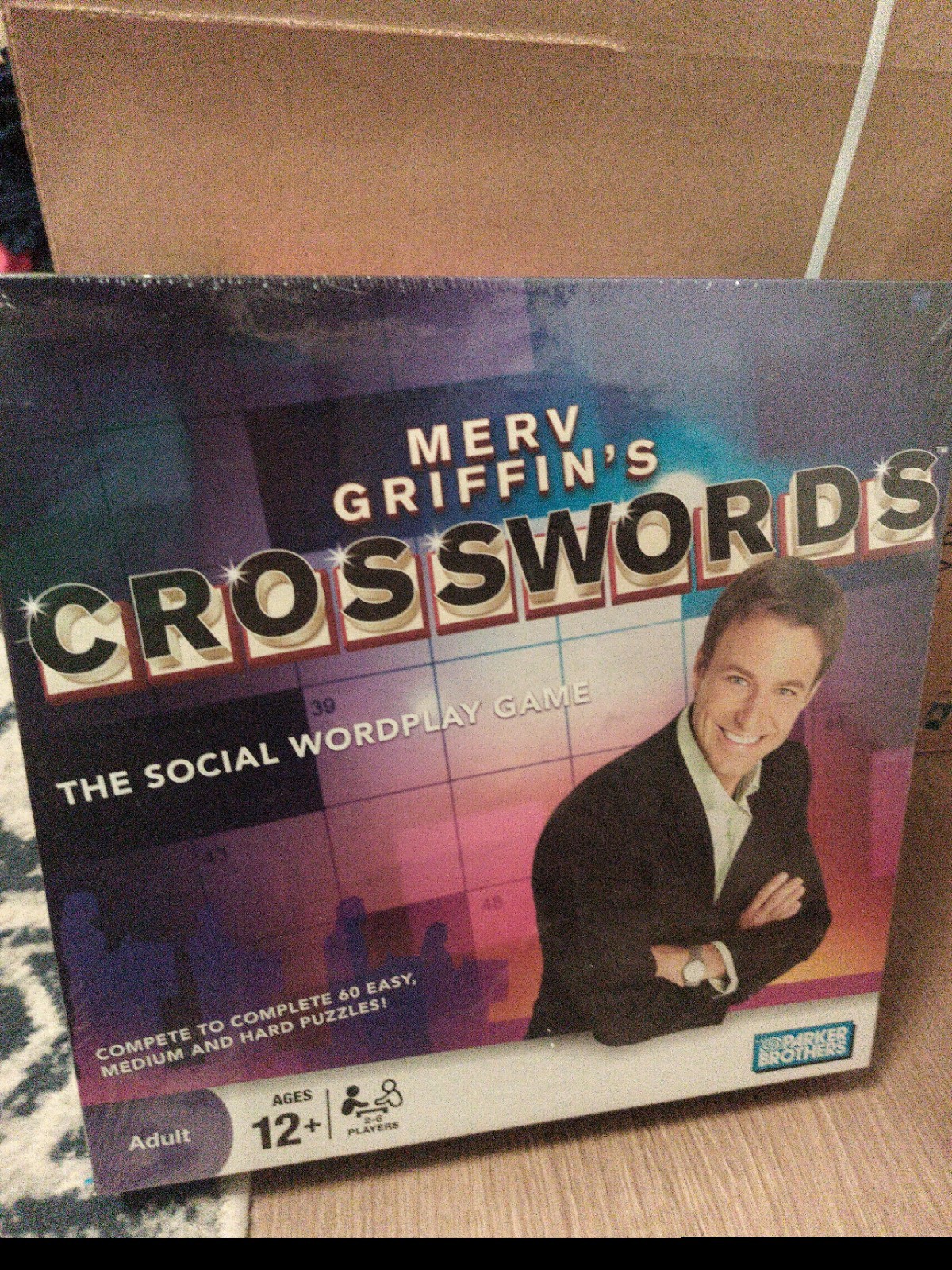 Merv Griffin’s Crosswords Board Game Social Wordplay 2008 NEW/SEALED