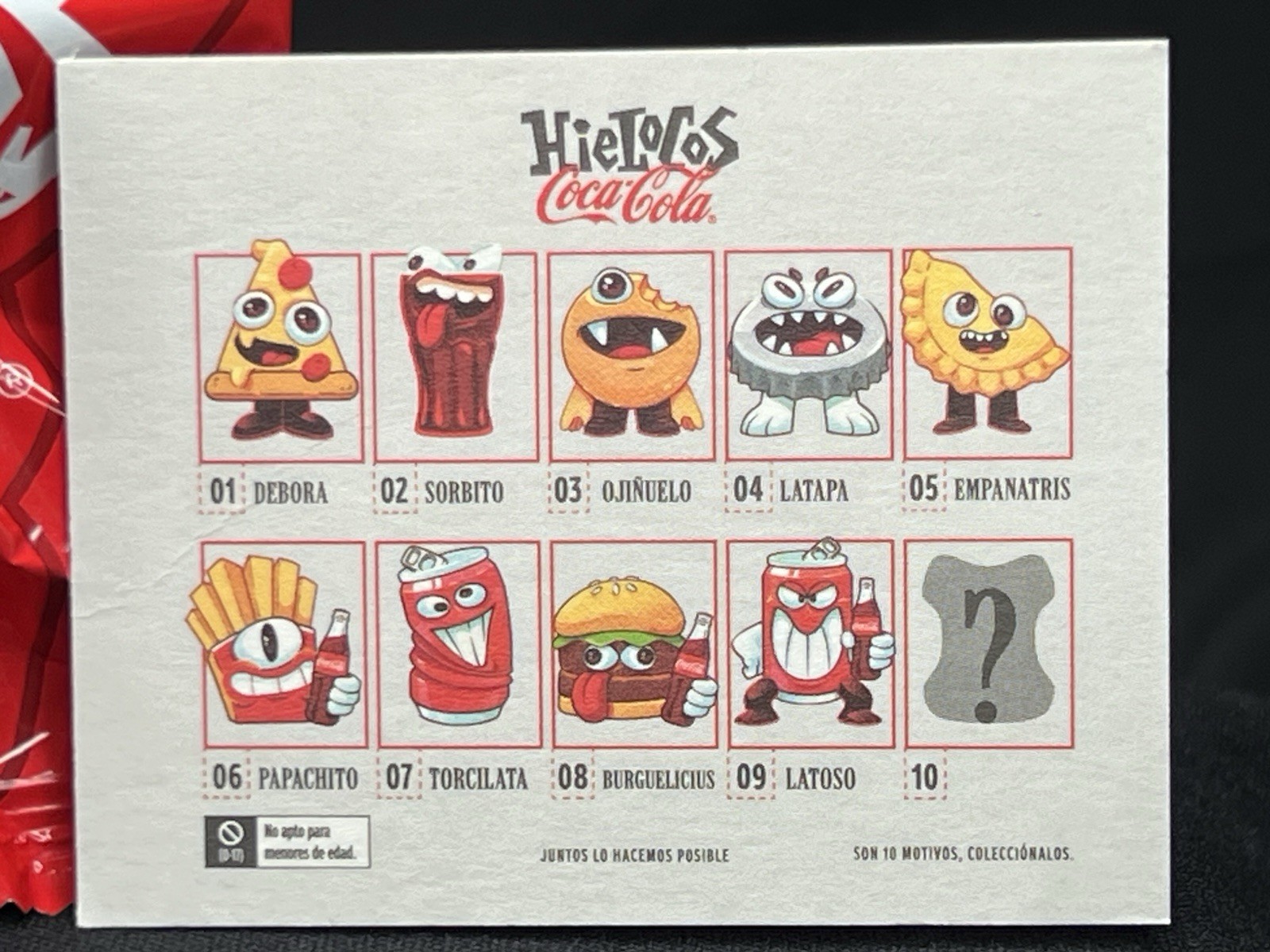 Hielocos Coca-Cola Crazy Bones New Set Latoso In This Pack, Color Change Read