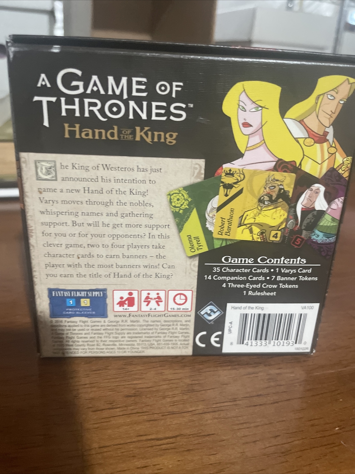 A Game of Thrones: Hand of the King – Whimsical Card Game of Wits Fantasy Flight