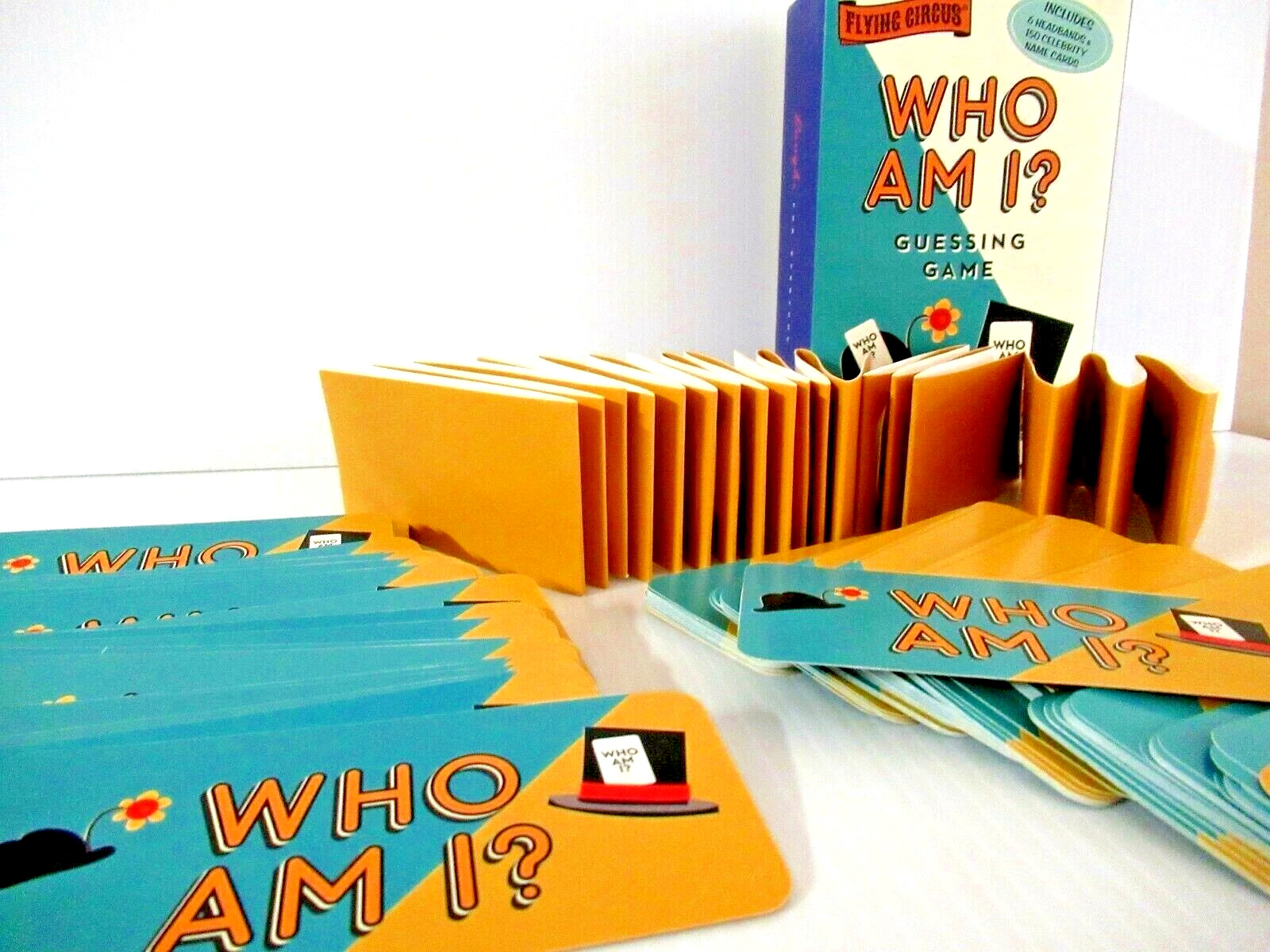FLYING CIRCUS “WHO AM I? / GUESSING GAME” ~ (150 CELEBRITY NAME CARDS) ~ **NEW**