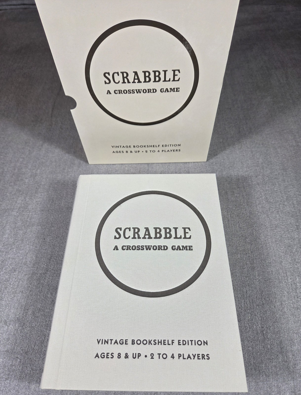 Hasbro Vintage Bookshelf Edition Scrabble Crossword Game 2 To 4 Players Open Box