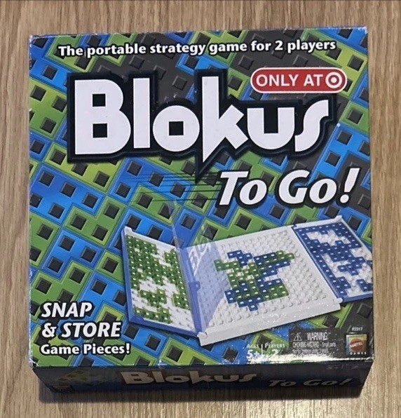 **100% COMPLETE** Blokus To Go Game Mattel 2009 Perfect Travel Entertainment