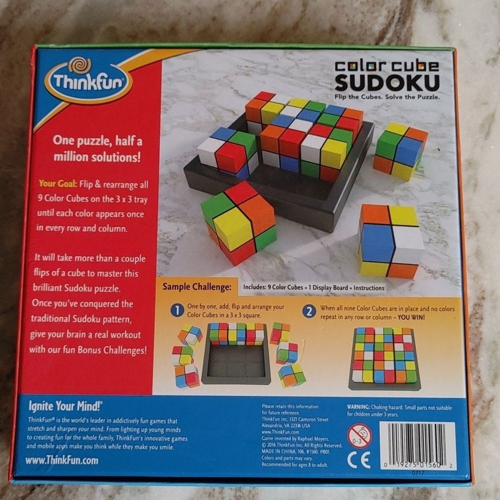 New Color Cube Sudoku Game