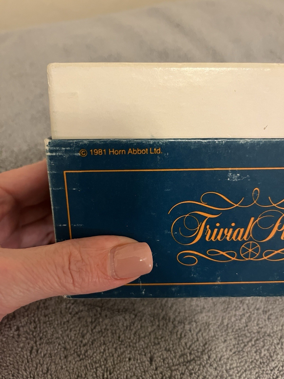 Trivial Pursuit Master Game Genus Edition 1981 Single Card Set Deck