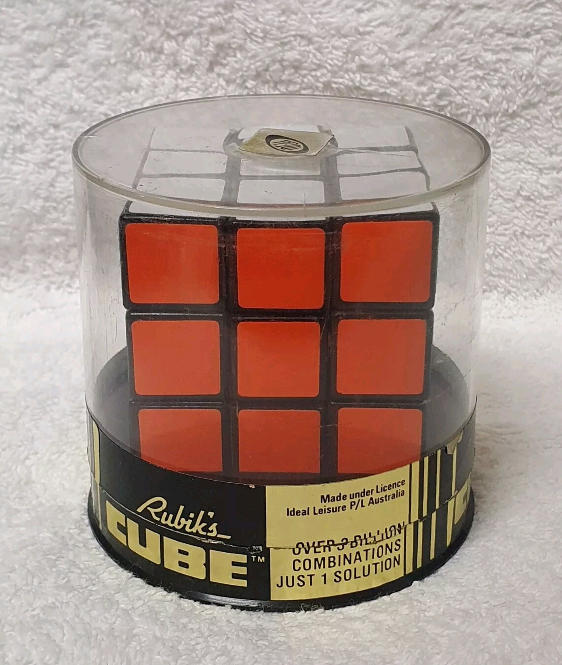 🔶RUBIK’S CUBE 1980 ORIGINAL IDEAL TOY CORP W/ BOX INSTRUCTION VINTAGE PACKAGING