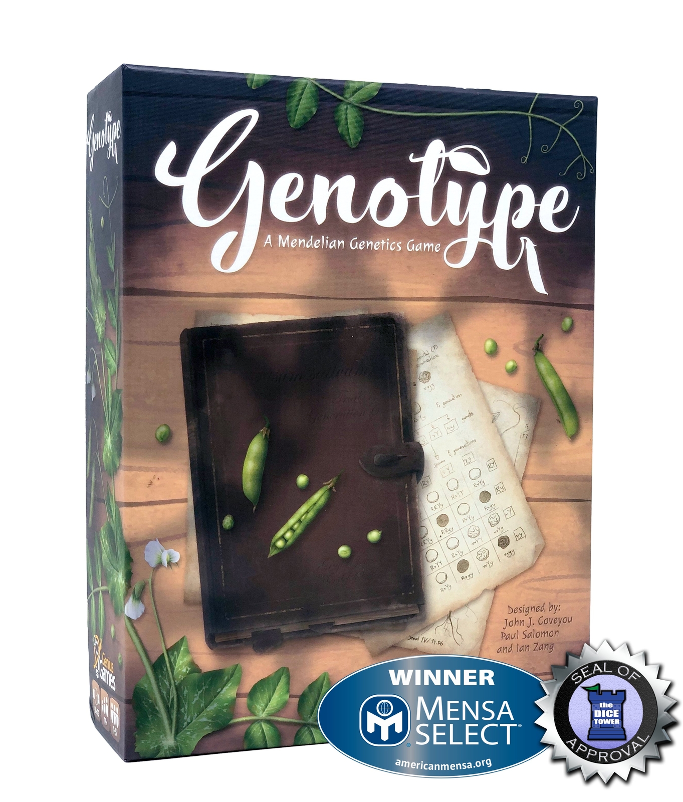 Genotype Mendelian Genetics Board Game – Science, Genealogy, MENSA Select Winner