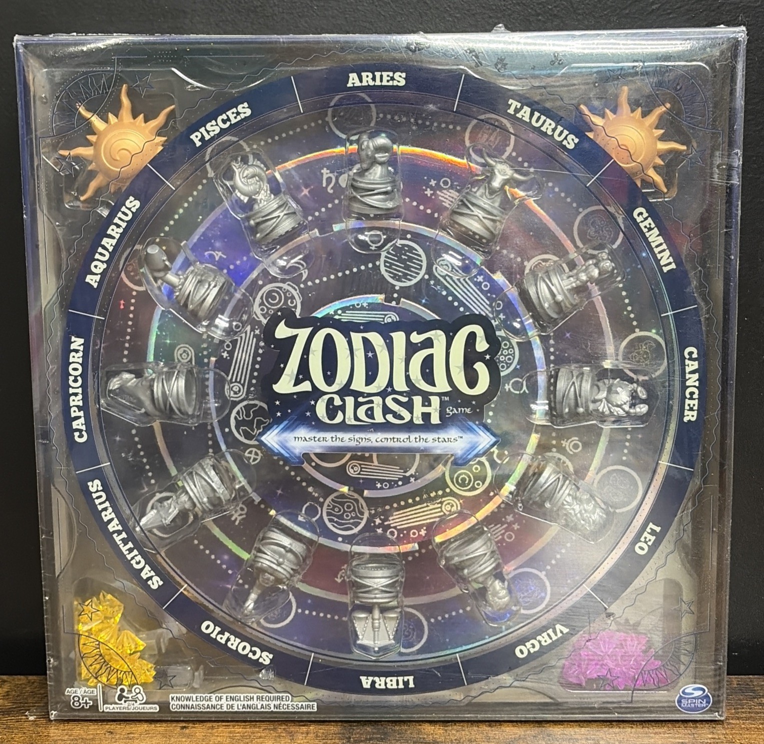 Spin Master Zodiac Clash Master The Sign Board Game Astrology Signs 2-4 Players