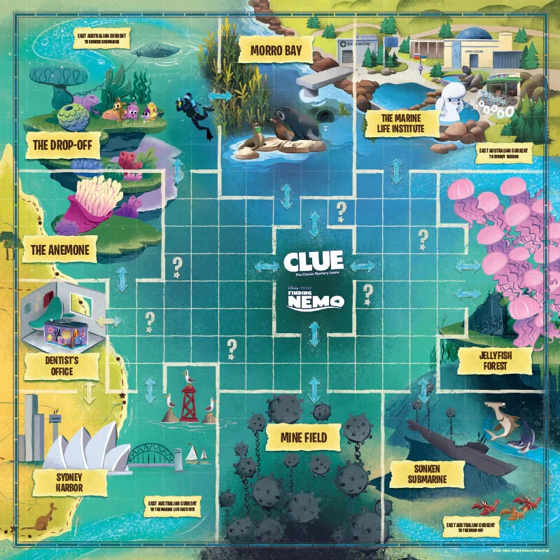 FINDING NEMO CLUE 8+ 2-6 PLAYERS 60+ MINUTES + FREE DVD