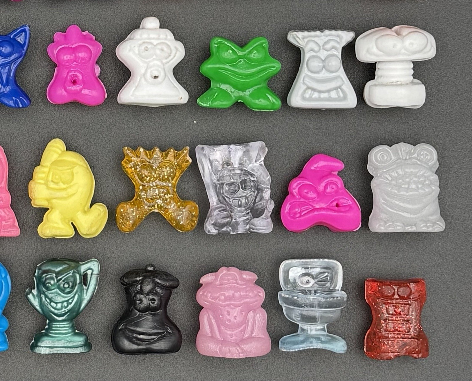 Lot of 76 Classic Gogo’s Crazy Bones Damaged Mixed Series Play Lot