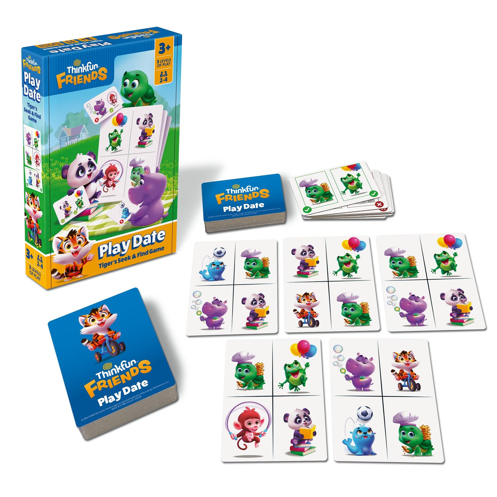 ThinkFun Friends Play Date Game – Boys Girls Age 3 Years Up – Educational Toddle