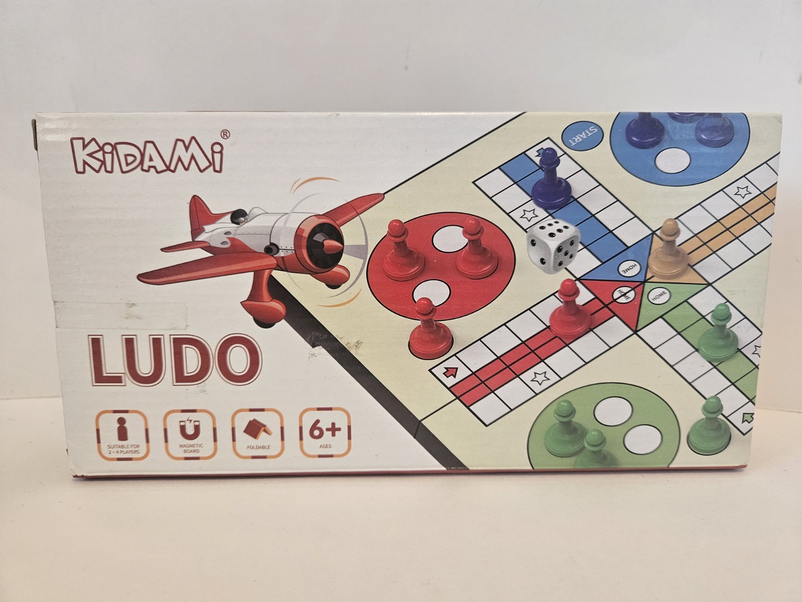 Ludo Kidami Travel Board Game Set, Folding Design Magnetic NEW