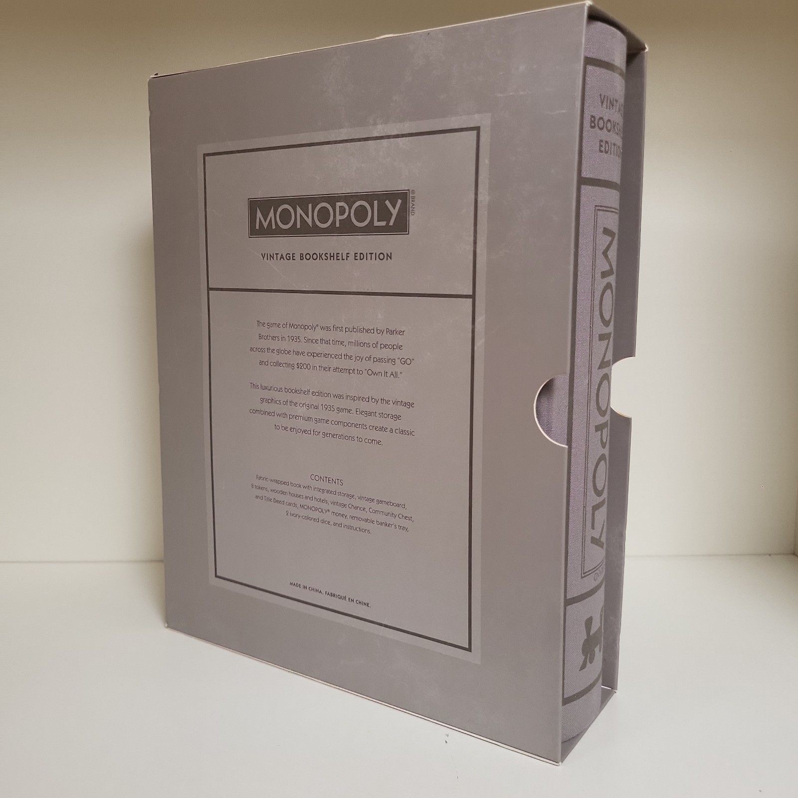 Monopoly Vintage Bookshelf Edition – WS Game Company