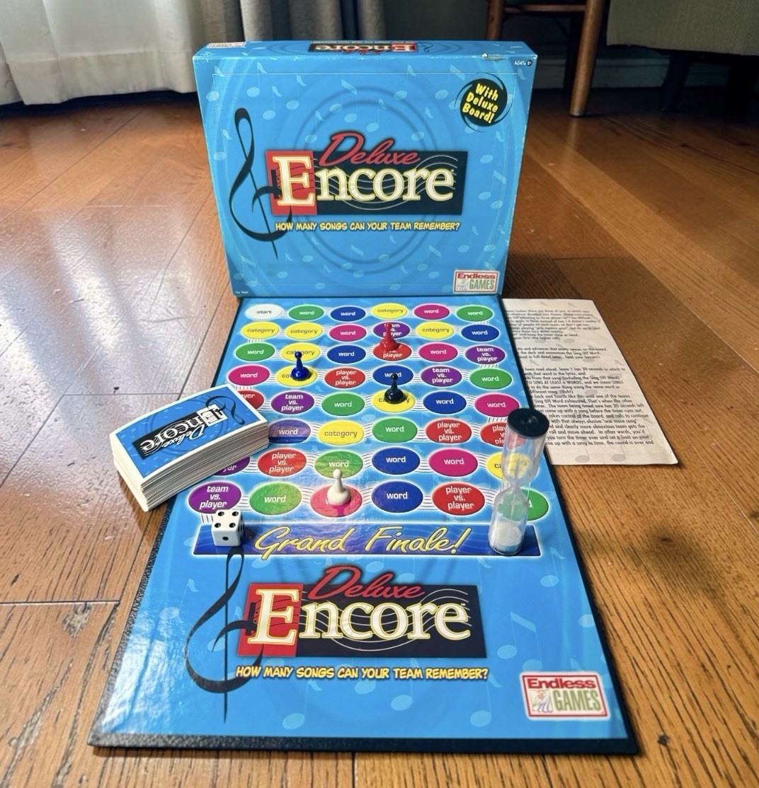 Deluxe Encore Board Game Endless Games No. 300 Music Singing Trivia Complete