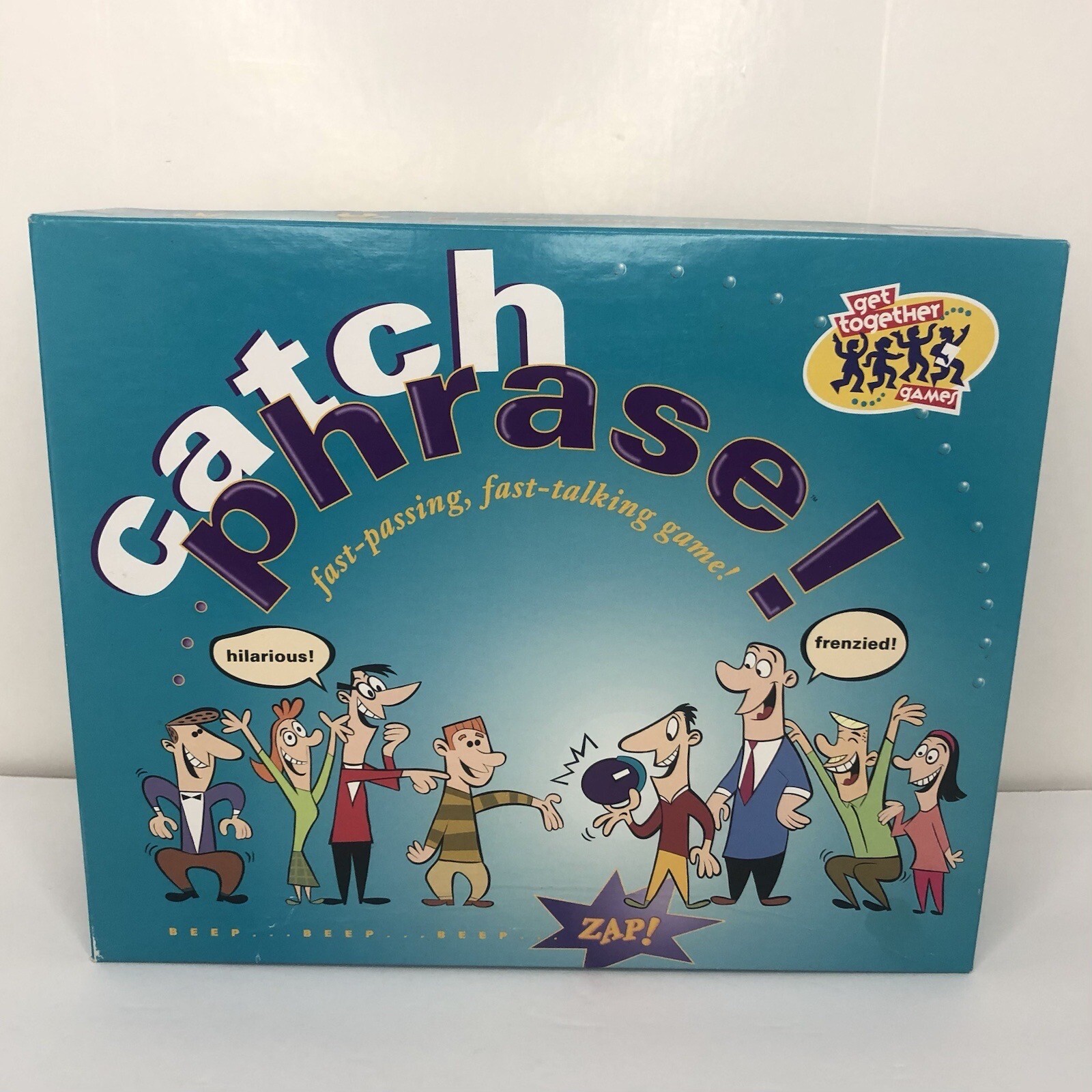 Catch Phrase Board Game Parker Brothers Vintage 1994 Works Missing 2 Discs