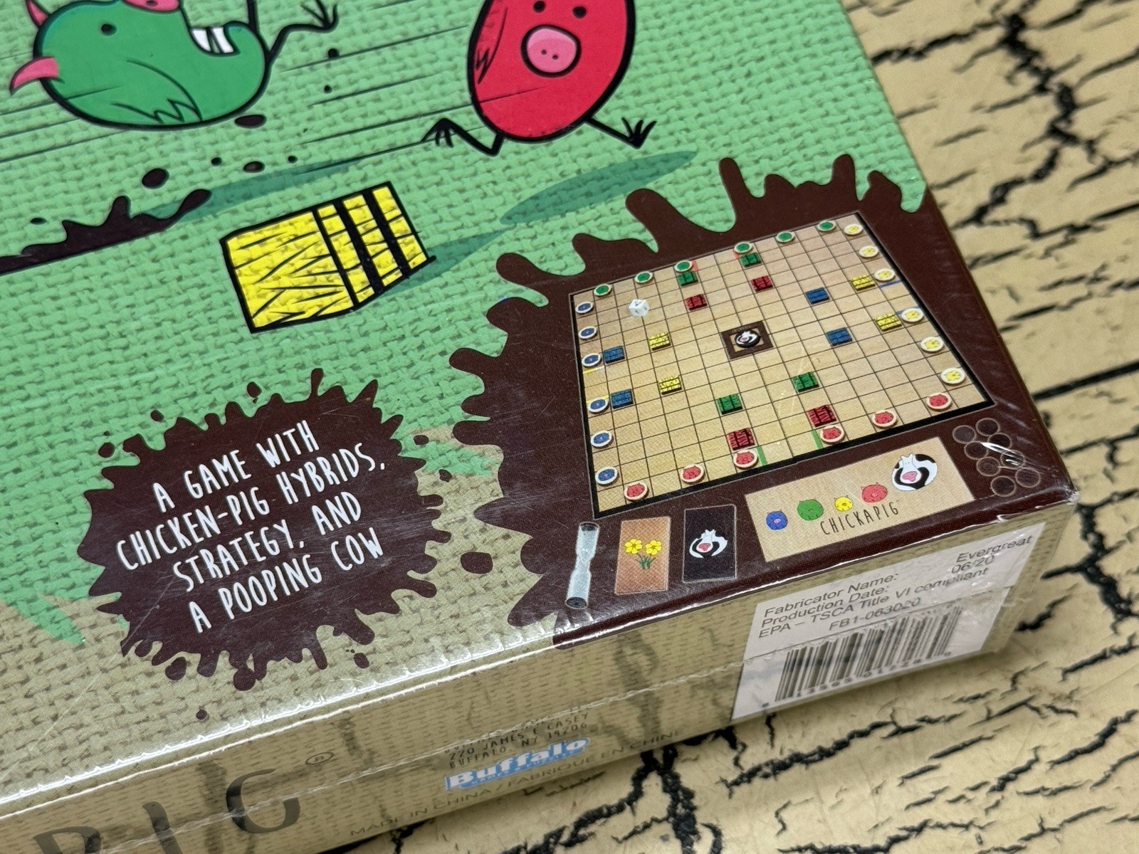 Buffalo Games Chickapig A Farm to Table Game Brand New Still Sealed Chick A Pig
