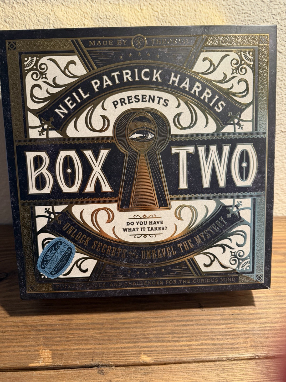 BOX TWO By Neil Patrick Harris Magic Box Set 2024 TheoryII Board Game Complete