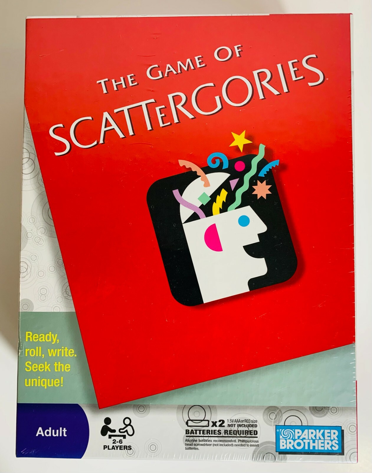 Game of Scattergories 2009 Parker Brothers 05721 for Adults NIB SEALED