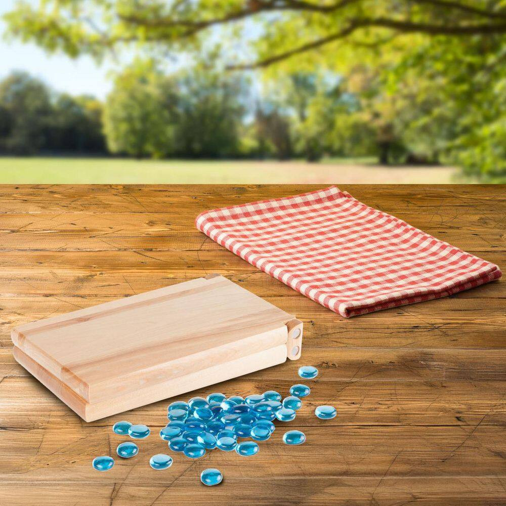 17.5 In. Wooden Folding Mancala Game