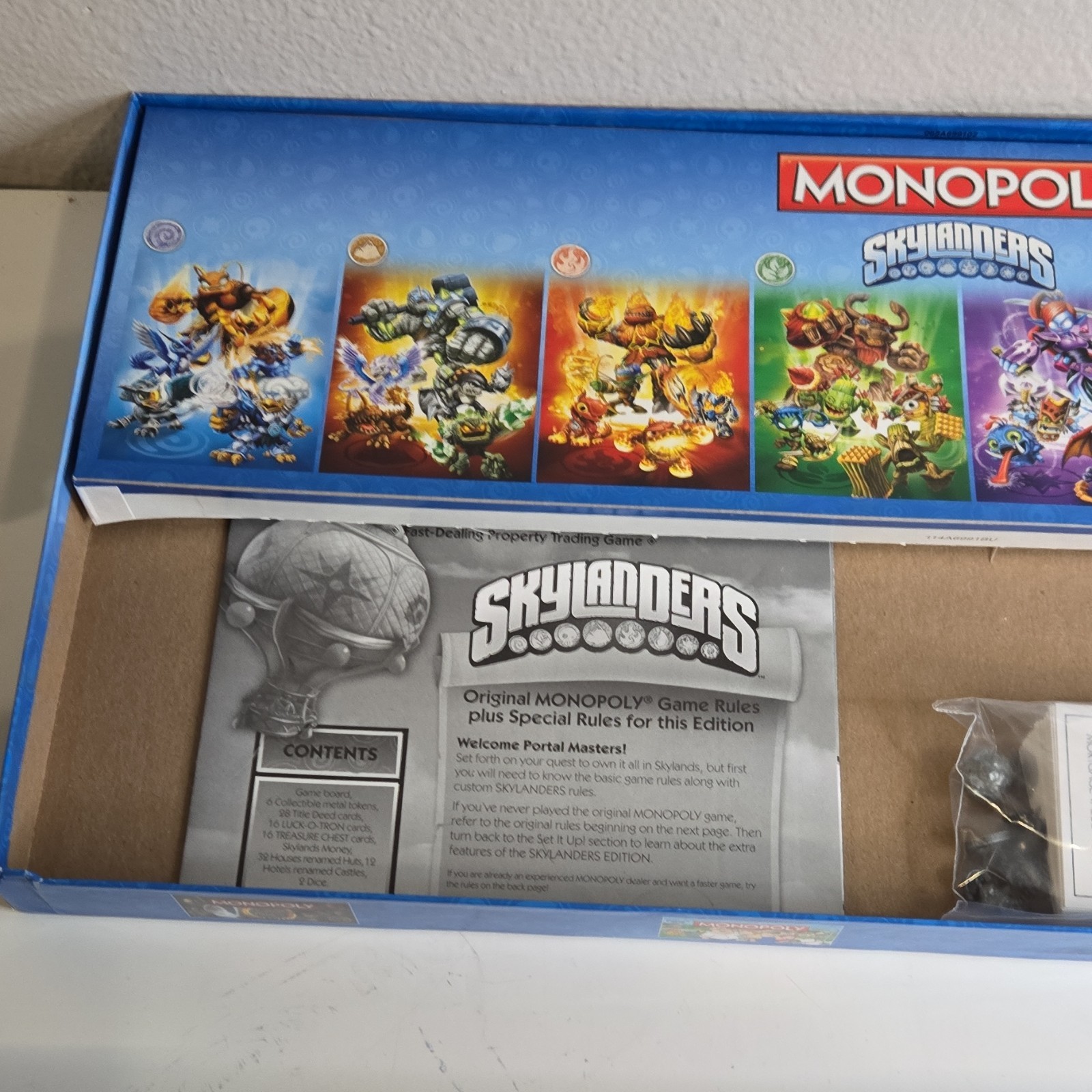 Skylanders Edition Monopoly Board Game Complete 2013