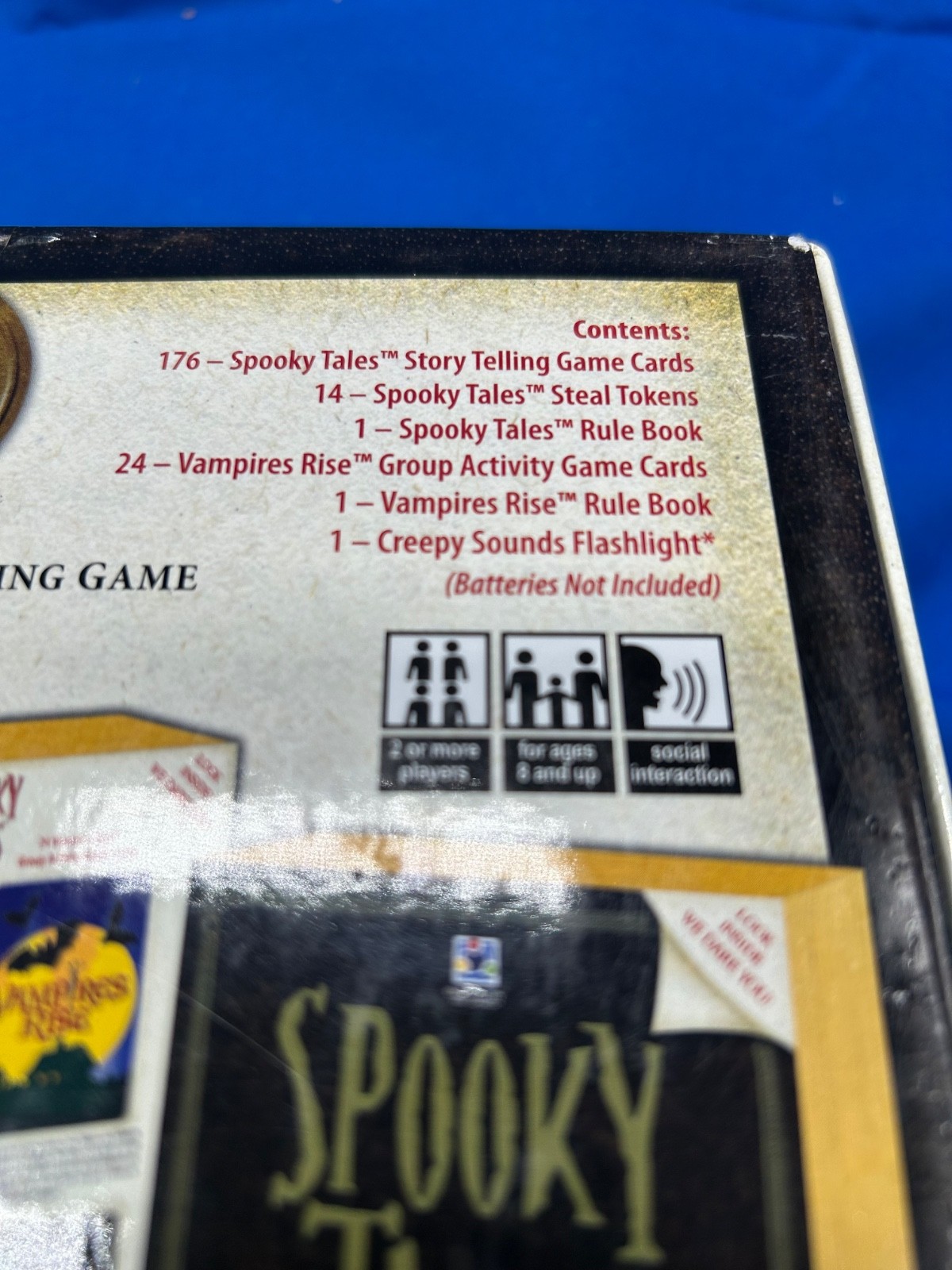 Spooky Tales interactive storytelling card game, complete and lots of fun