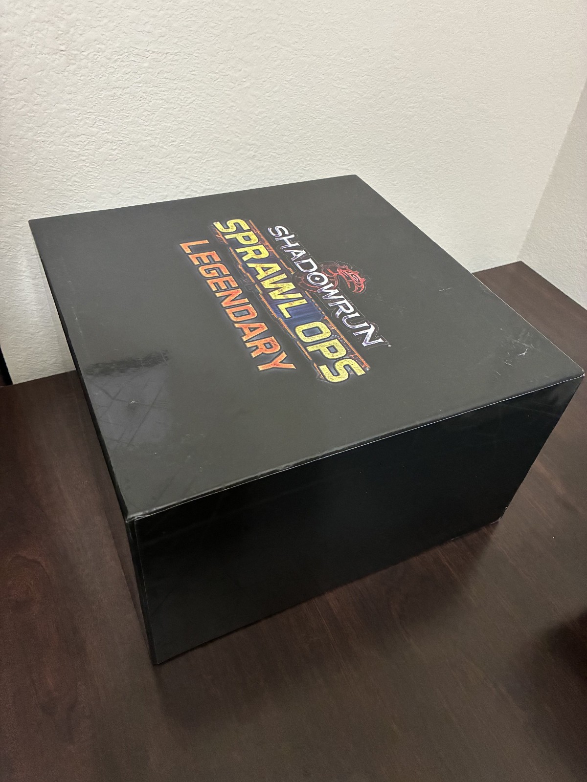 Shadowrun Sprawl Ops Legendary board kickstarter game coop competitive solo 1-4p