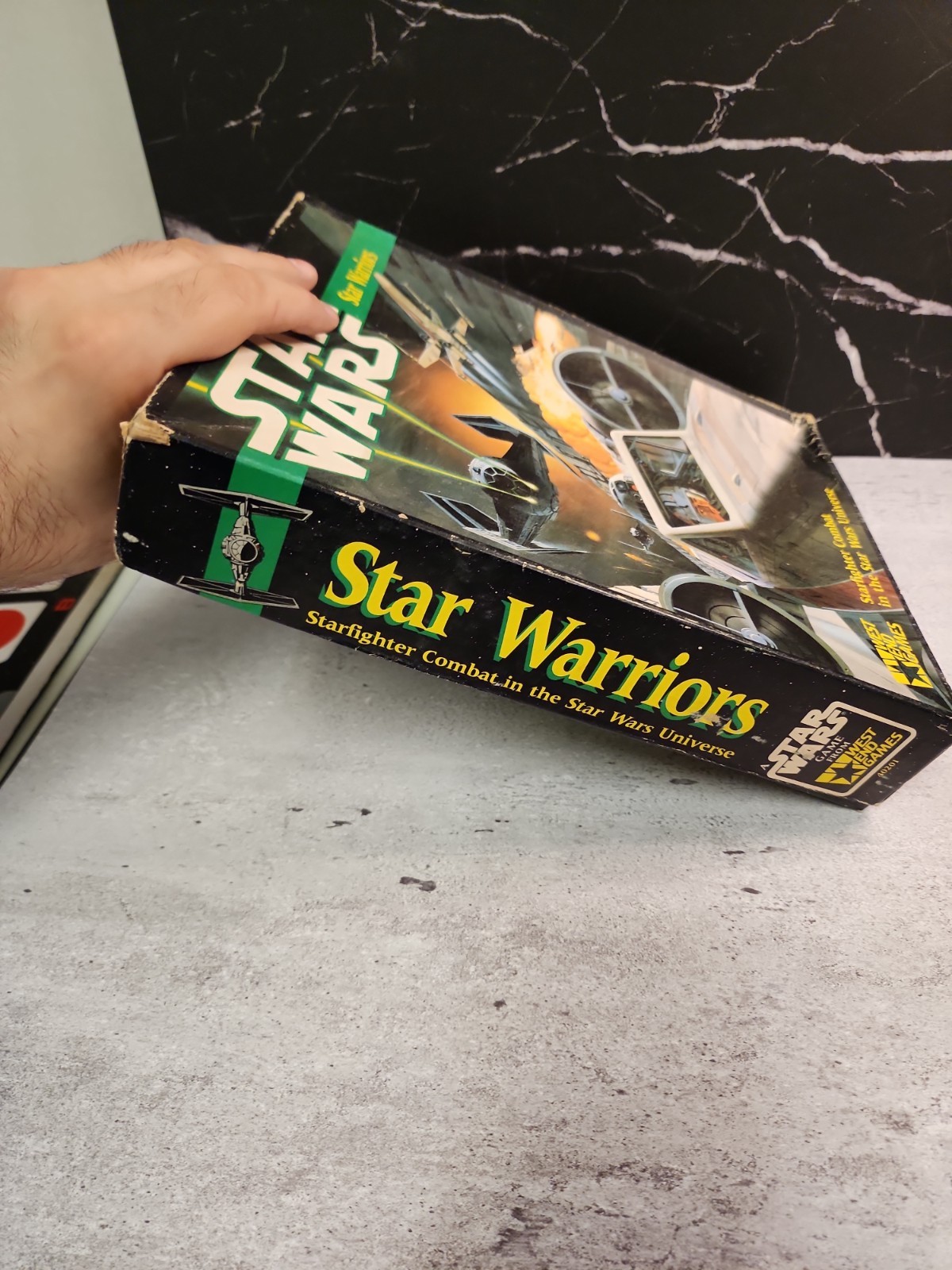Vintage 1987 West End Games Star Wars Star Warriors Used Complete