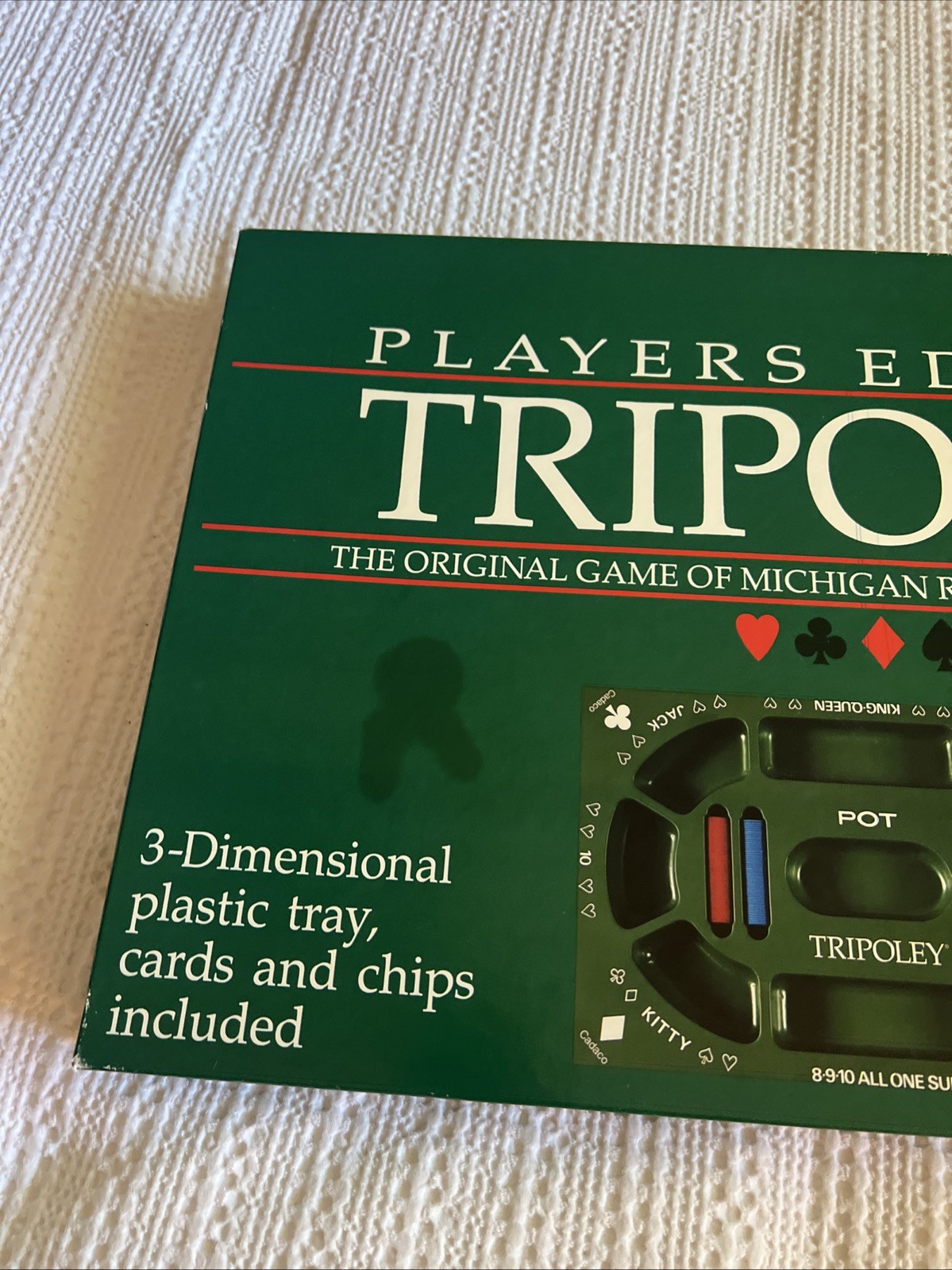 Vintage Cadaco Tripoley 300 Players Edition Board Game 1989 Michigan Rummy Poker