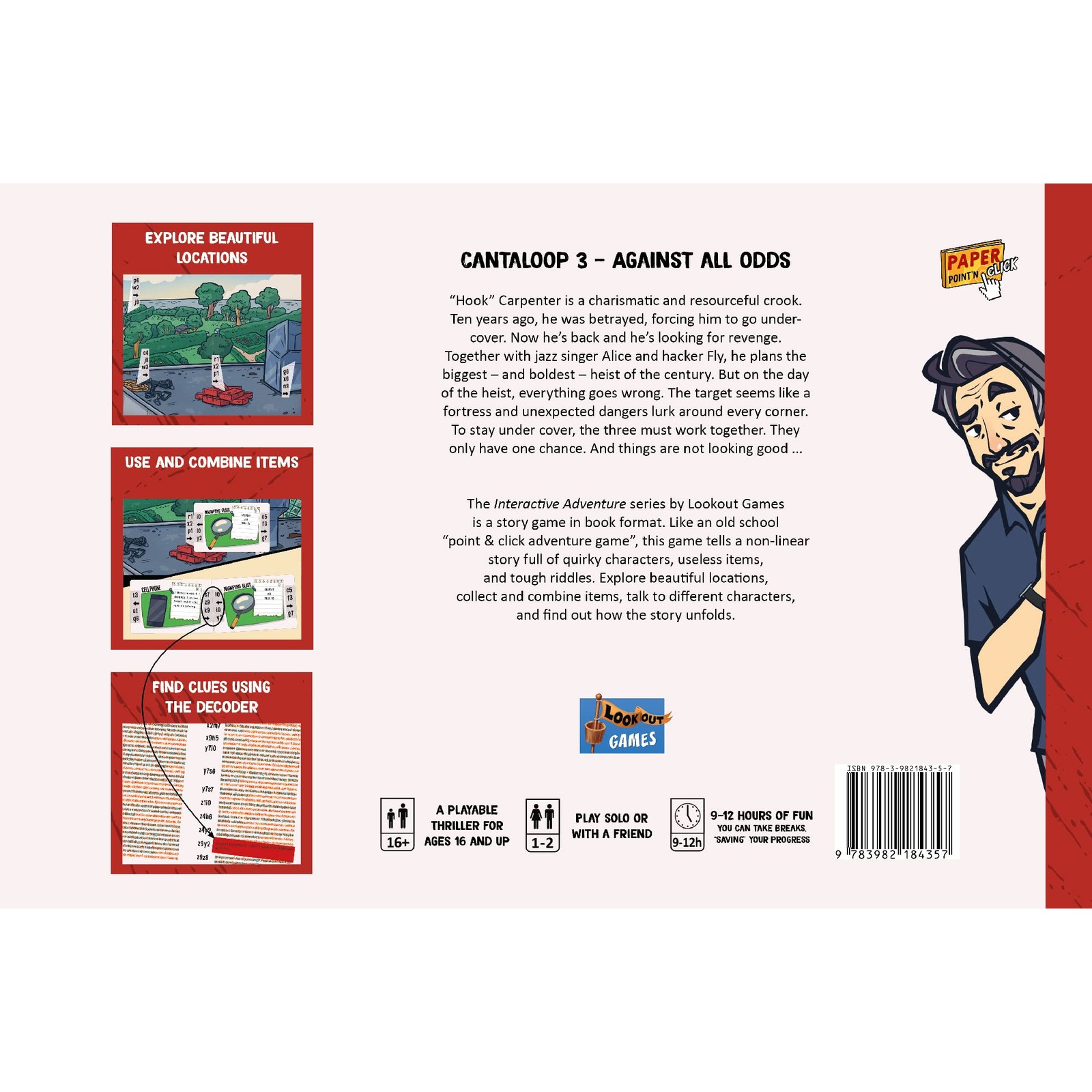 Lookout Cantaloop Book 3: Against All Odds Board Game