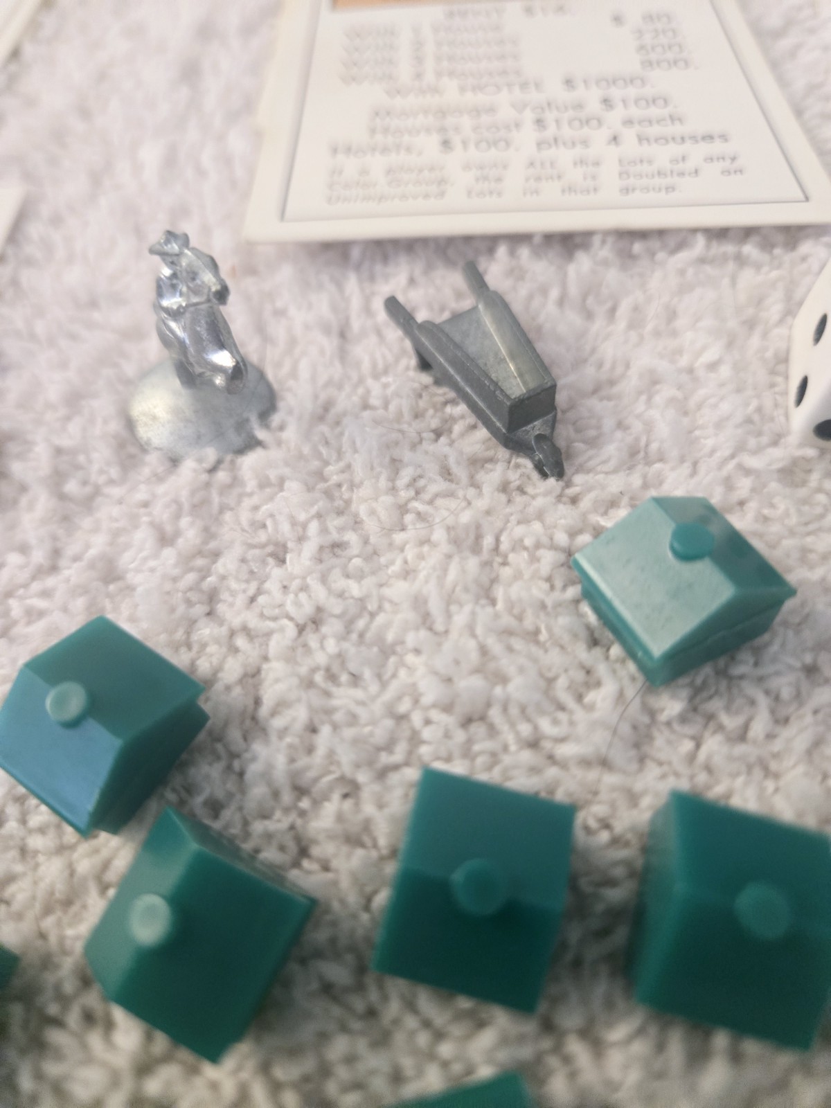 VTG 1973 Monopoly Parker Brothers Edition (missing pieces) READ DESCRIPTION
