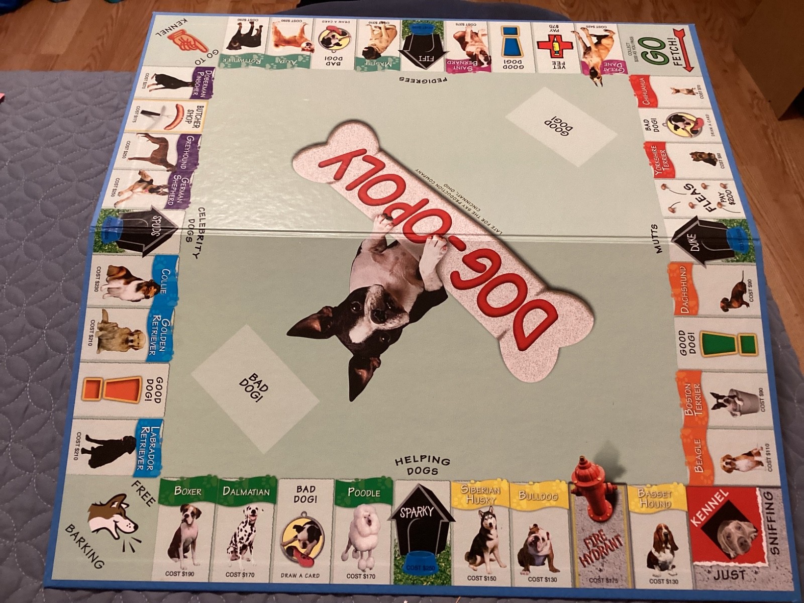 DOG-OPOLY COMPLETE GAME, LATE FOR THE SKYE, EXC. COND/ FREE POSTAGE!!!