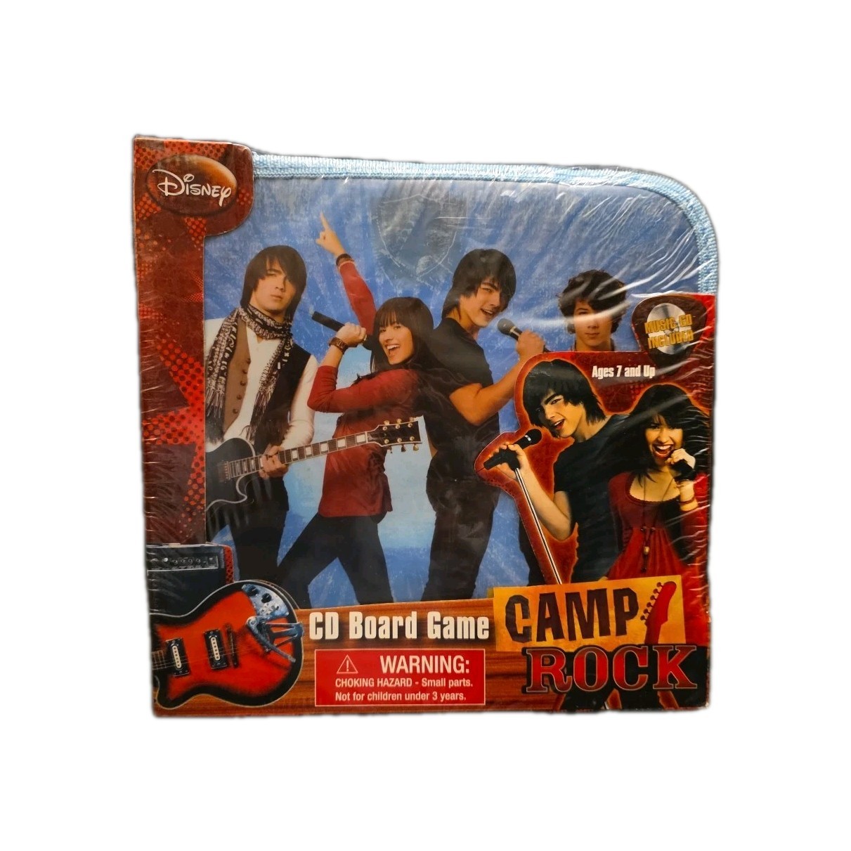 New Disney Camp Rock CD Board Game Jonas Demi Lovato Brothers Sealed