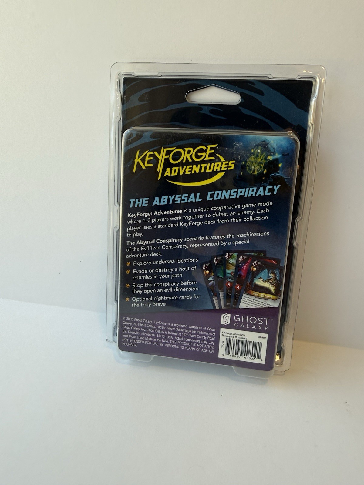 Key Forge Adventures The Conspiracy Card Game. GEN CON Special Edition sealed