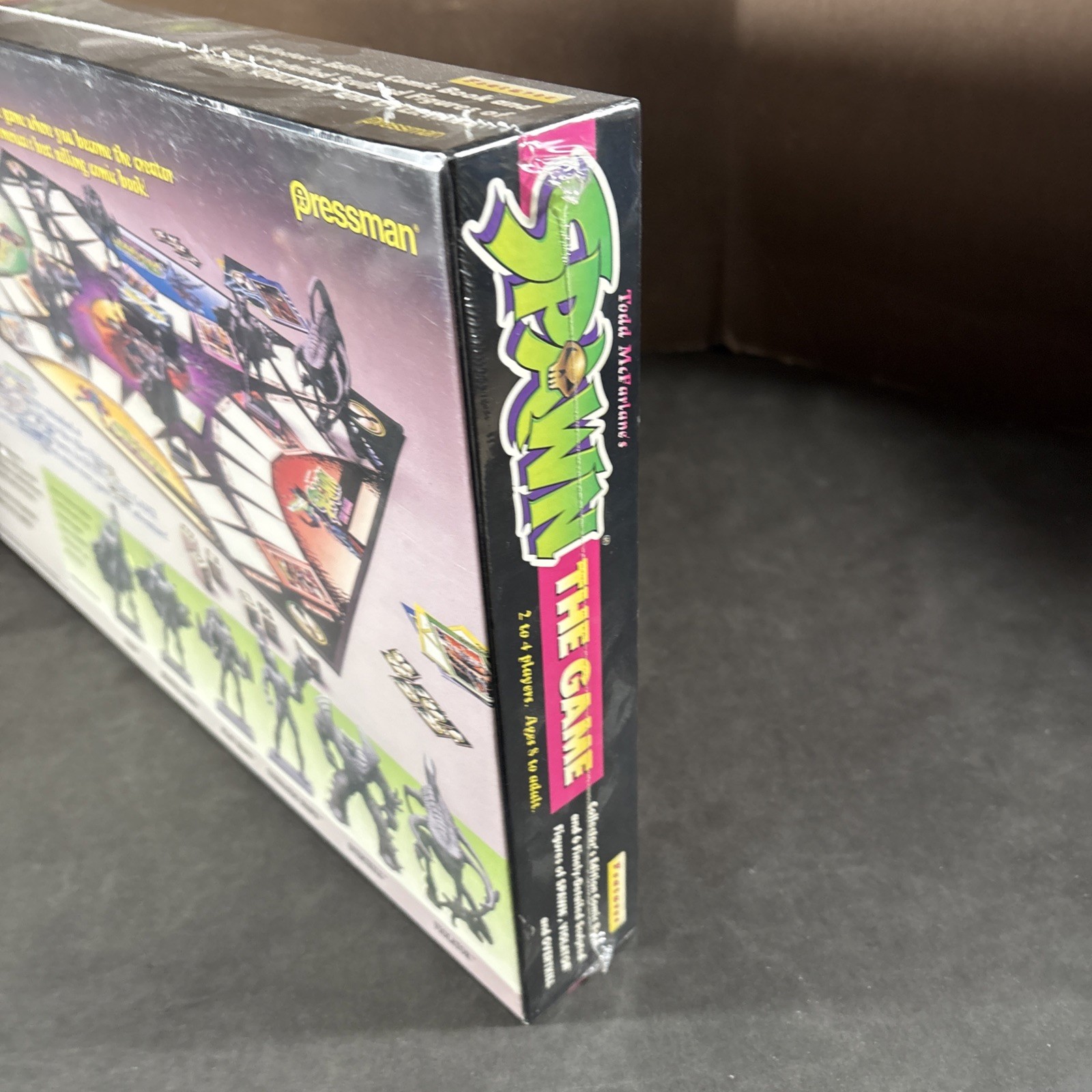 SPAWN THE GAME BOARD SEALED NEW VINTAGE ACTION FIGURE HORROR PRESSMAN