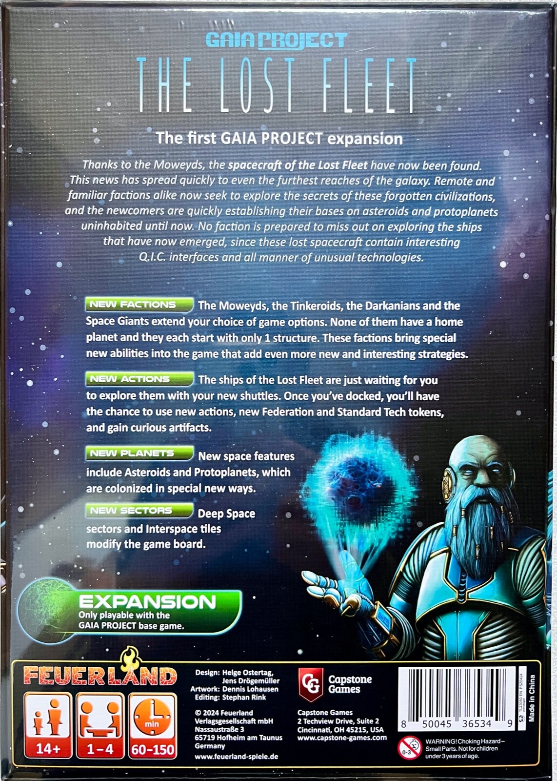 Gaia Project the Lost Fleet Tierra del Fuego connoisseur game board game strategy game en