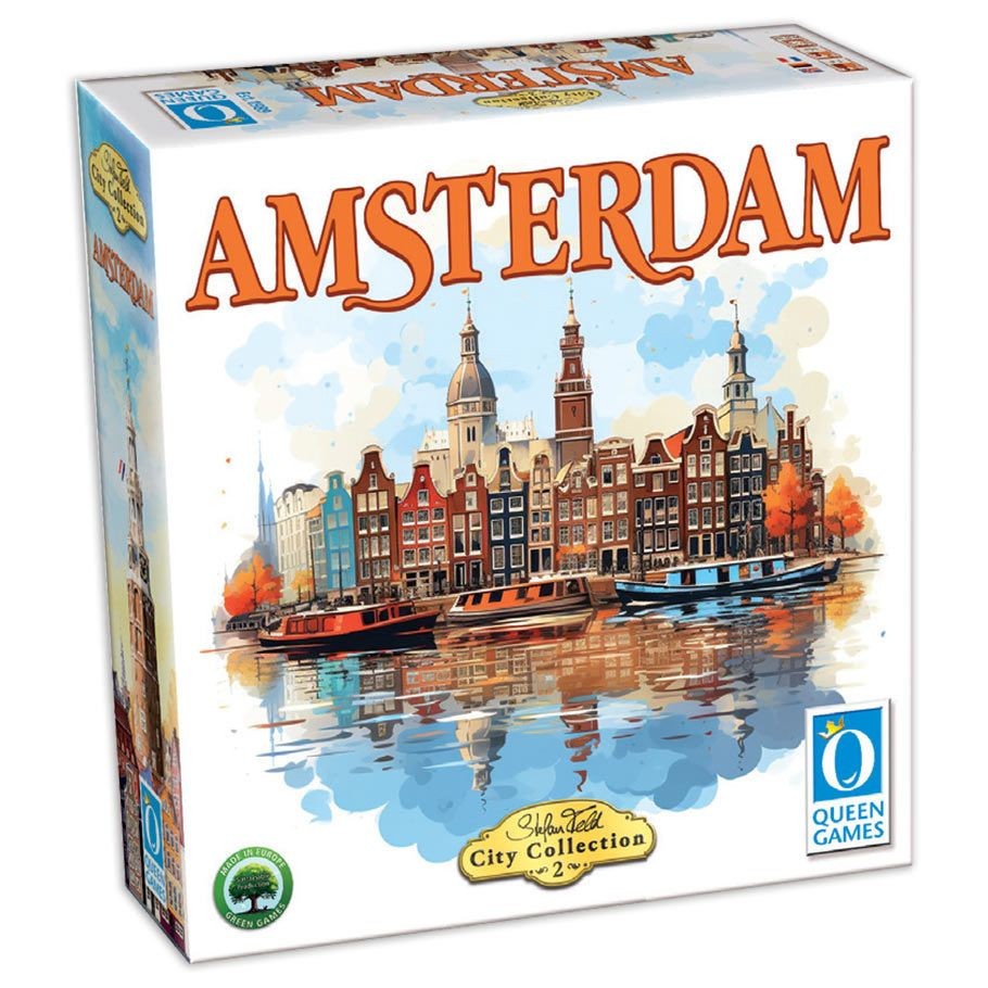 Amsterdam Board Game City Collection 2 Edition By Queen Games